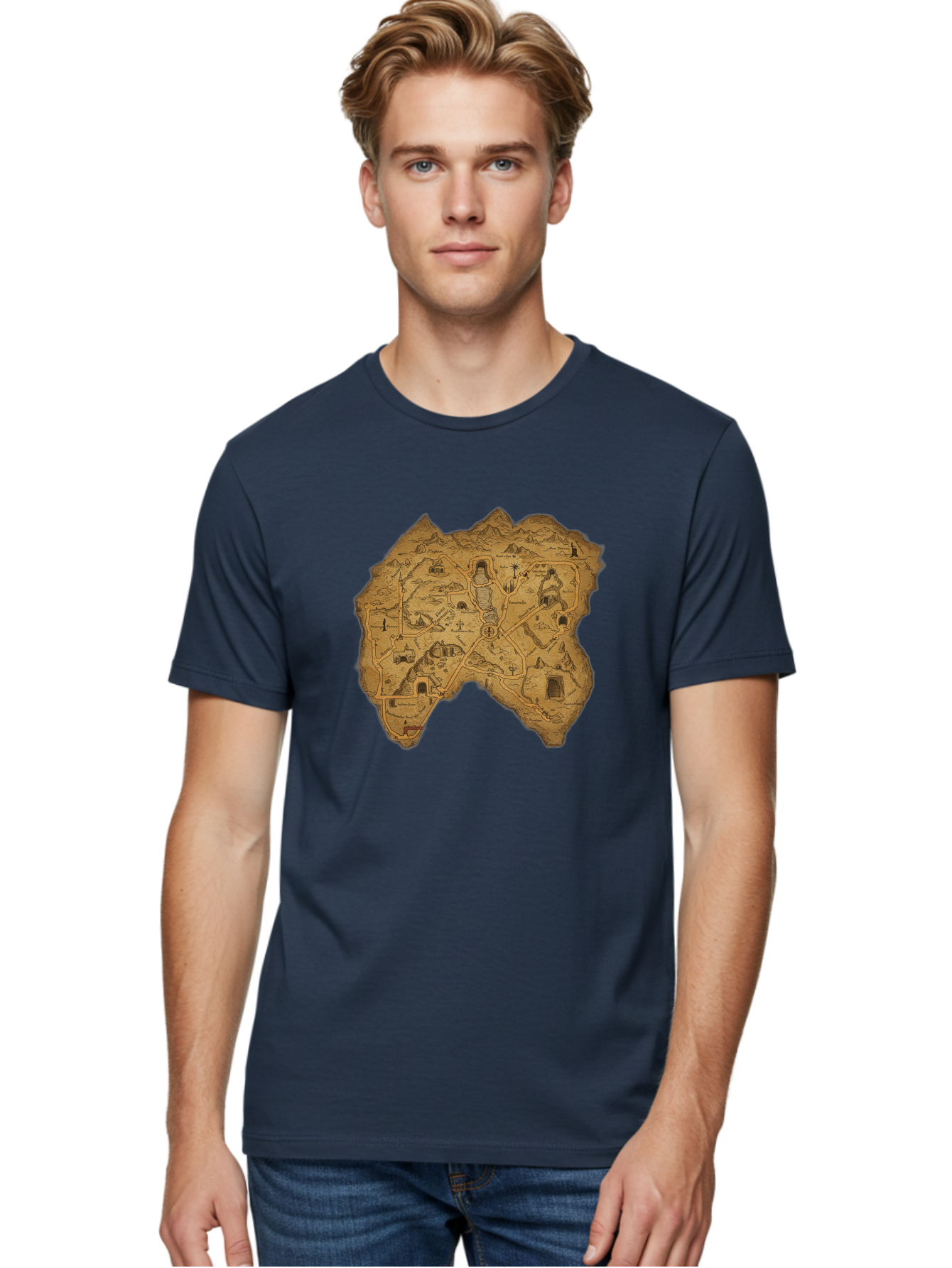 Treasure-Map Men'S Graphic Tee, 100% Cotton, Comfortable Casual Summer Wear, Machine Washable, Vintage Camera, Old Camera, Antique Camera, Black Camera, Classic Photography, Photography Equipment, Nostalgic Device, Film Camera, Camera Art Baf602 4