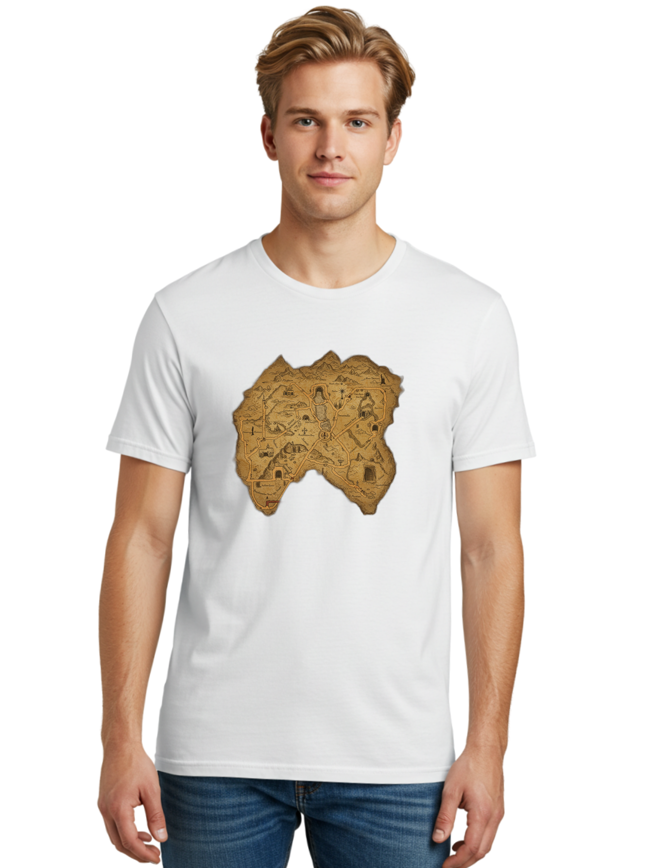 Treasure-Map Men'S Graphic Tee, 100% Cotton, Comfortable Casual Summer Wear, Machine Washable, Vintage Camera, Old Camera, Antique Camera, Black Camera, Classic Photography, Photography Equipment, Nostalgic Device, Film Camera, Camera Art Baf602 14