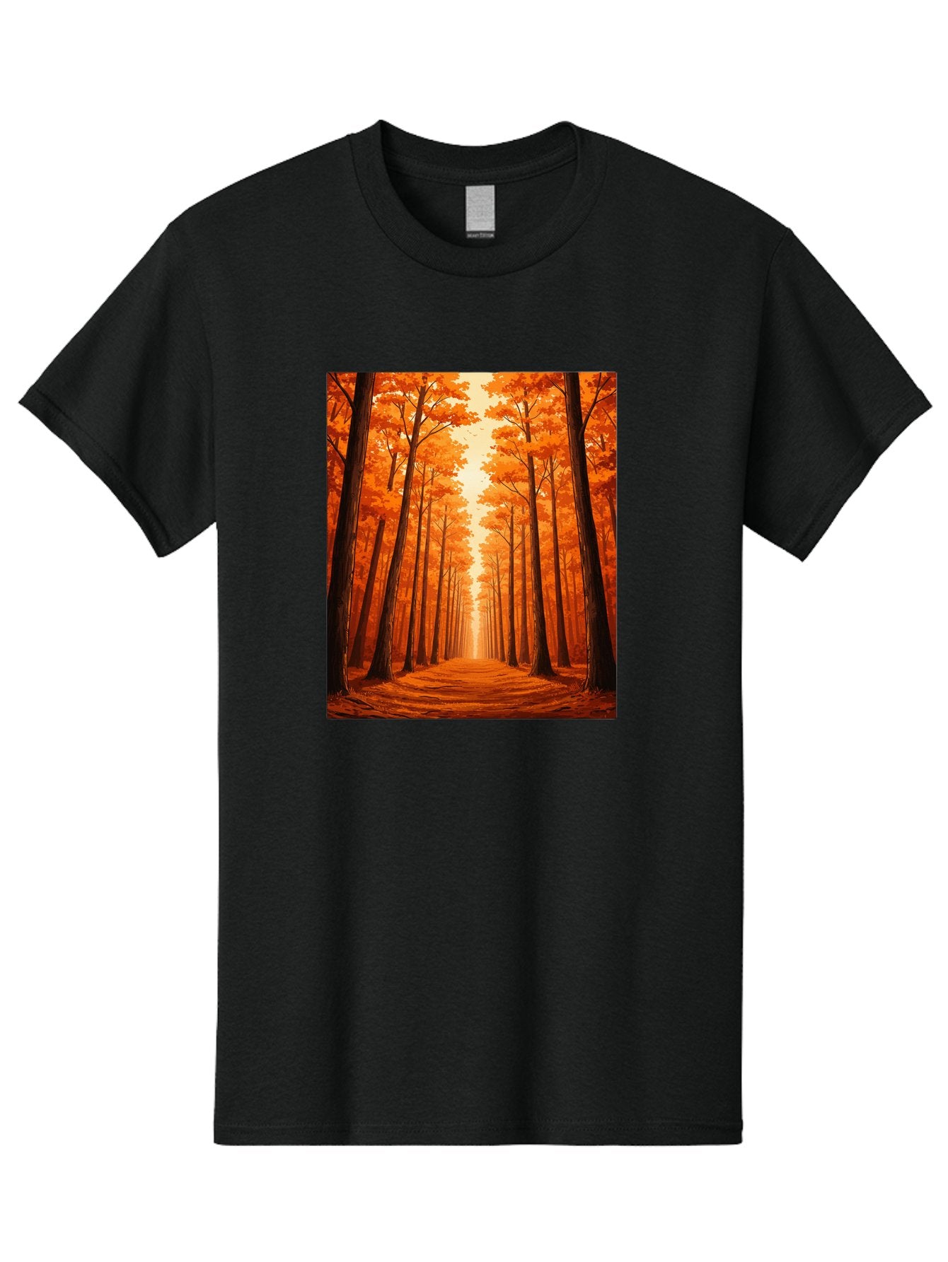 Tree-Lined-Pathway Men'S Graphic Tee, 100% Cotton, Comfortable Casual Summer Wear, Machine Washable, Vintage Camera, Old Camera, Antique Camera, Black Camera, Classic Photography, Photography Equipment, Nostalgic Device, Film Camera, Baf603