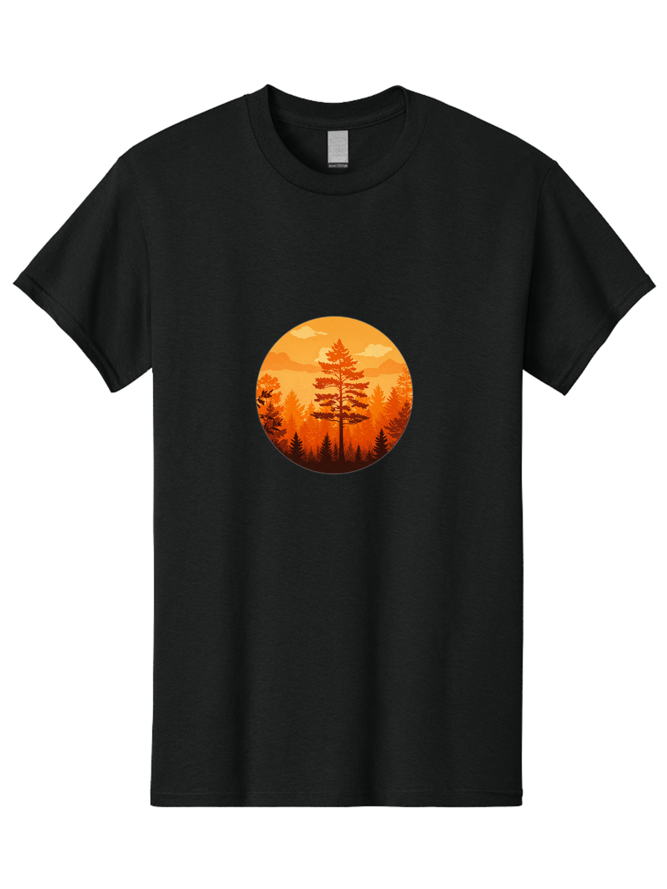 Tree-Silhouette Men'S Graphic Tee, 100% Cotton, Comfortable Casual Summer Wear, Machine Washable, Vintage Camera, Old Camera, Antique Camera, Black Camera, Classic Photography, Photography Equipment, Nostalgic Device, Film Camera, Camera Art Baf604 25