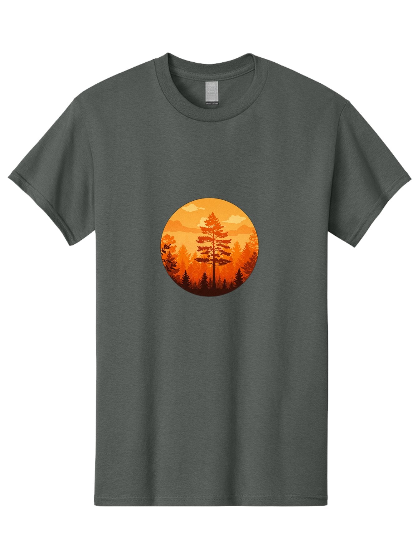 Tree-Silhouette Men'S Graphic Tee, 100% Cotton, Comfortable Casual Summer Wear, Machine Washable, Vintage Camera, Old Camera, Antique Camera, Black Camera, Classic Photography, Photography Equipment, Nostalgic Device, Film Camera, Camera Art Baf604 15