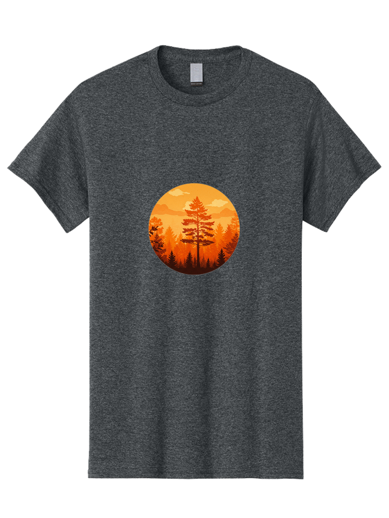 Tree-Silhouette Men'S Graphic Tee, 100% Cotton, Comfortable Casual Summer Wear, Machine Washable, Vintage Camera, Old Camera, Antique Camera, Black Camera, Classic Photography, Photography Equipment, Nostalgic Device, Film Camera, Camera Art Baf604 23