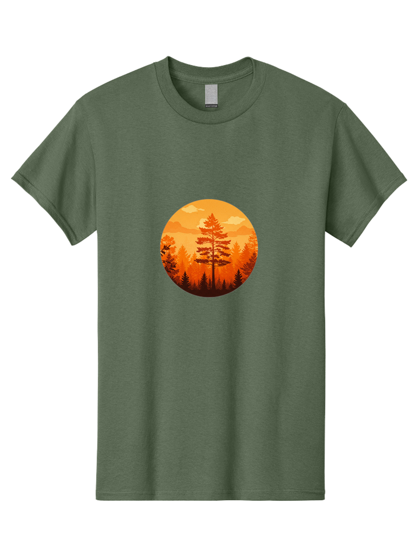 Tree-Silhouette Men'S Graphic Tee, 100% Cotton, Comfortable Casual Summer Wear, Machine Washable, Vintage Camera, Old Camera, Antique Camera, Black Camera, Classic Photography, Photography Equipment, Nostalgic Device, Film Camera, Camera Art Baf604 5