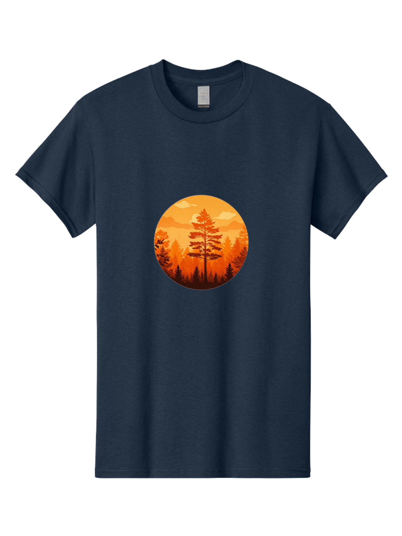 Tree-Silhouette Men'S Graphic Tee, 100% Cotton, Comfortable Casual Summer Wear, Machine Washable, Vintage Camera, Old Camera, Antique Camera, Black Camera, Classic Photography, Photography Equipment, Nostalgic Device, Film Camera, Camera Art Baf604 7