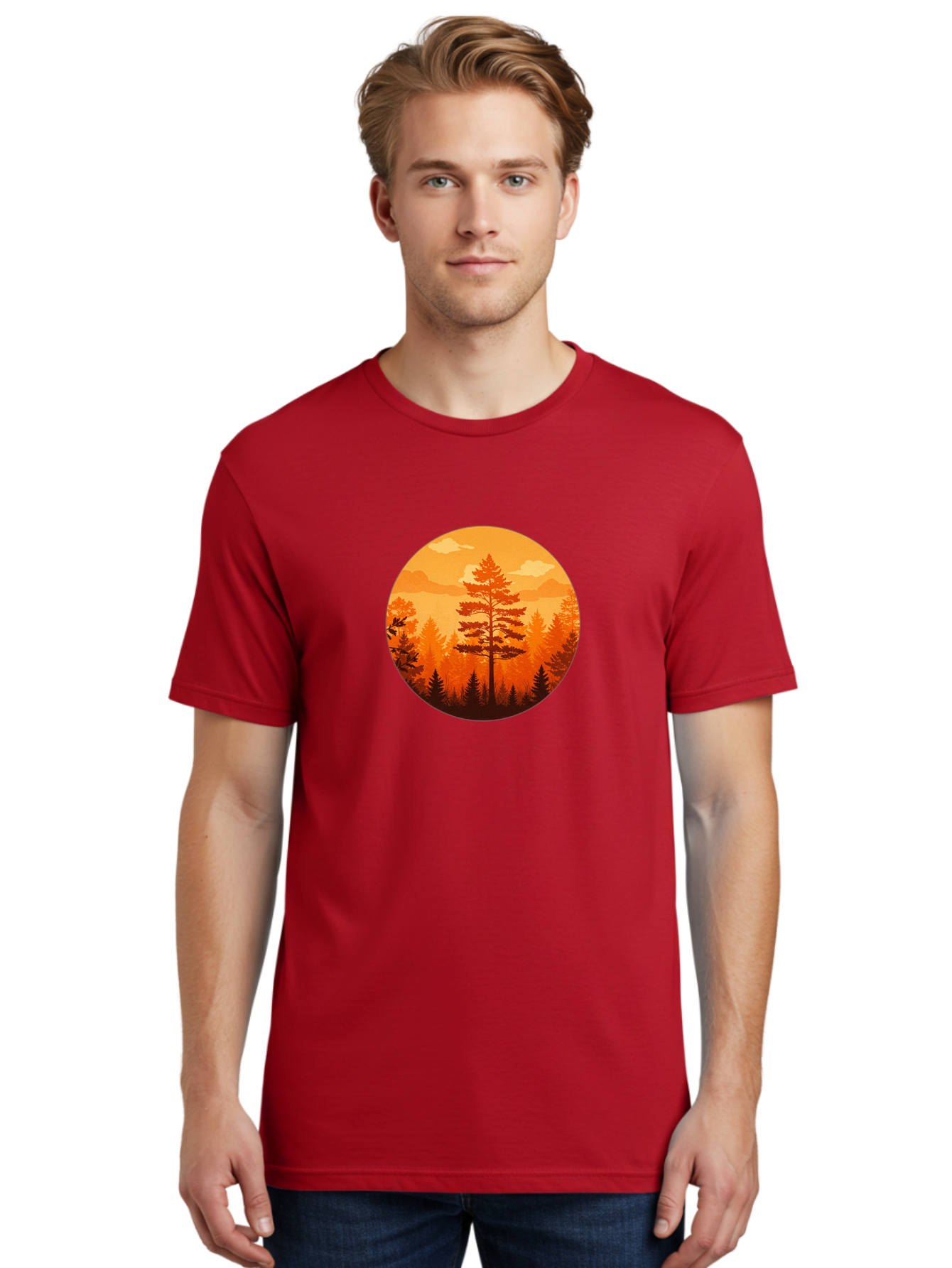 Tree-Silhouette Men'S Graphic Tee, 100% Cotton, Comfortable Casual Summer Wear, Machine Washable, Vintage Camera, Old Camera, Antique Camera, Black Camera, Classic Photography, Photography Equipment, Nostalgic Device, Film Camera, Camera Art Baf604 12