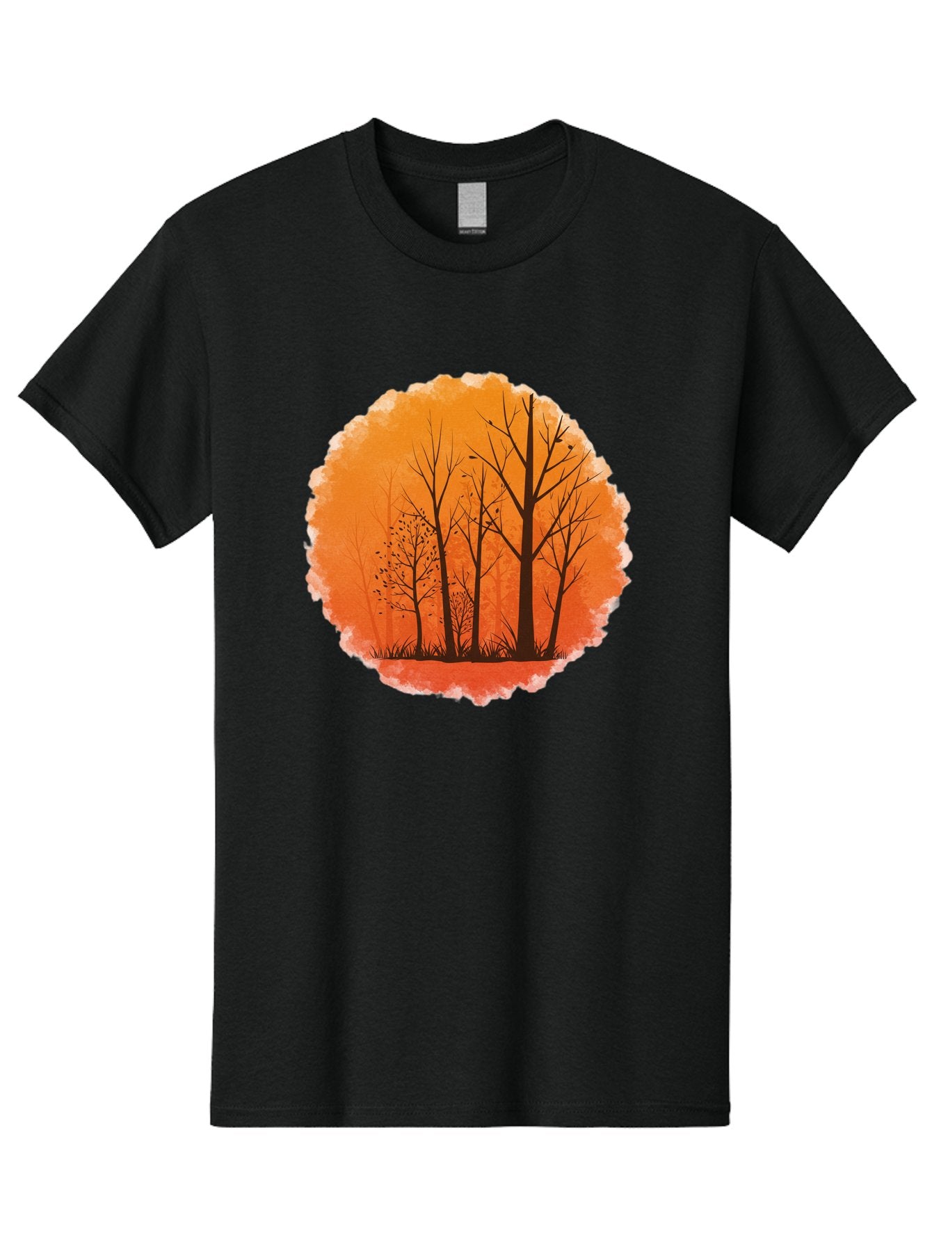 Trees-Silhouette Men'S Graphic Tee, 100% Cotton, Comfortable Casual Summer Wear, Machine Washable, Vintage Camera, Old Camera, Antique Camera, Black Camera, Classic Photography, Photography Equipment, Nostalgic Device, Film Camera, Camera Art Baf605 5
