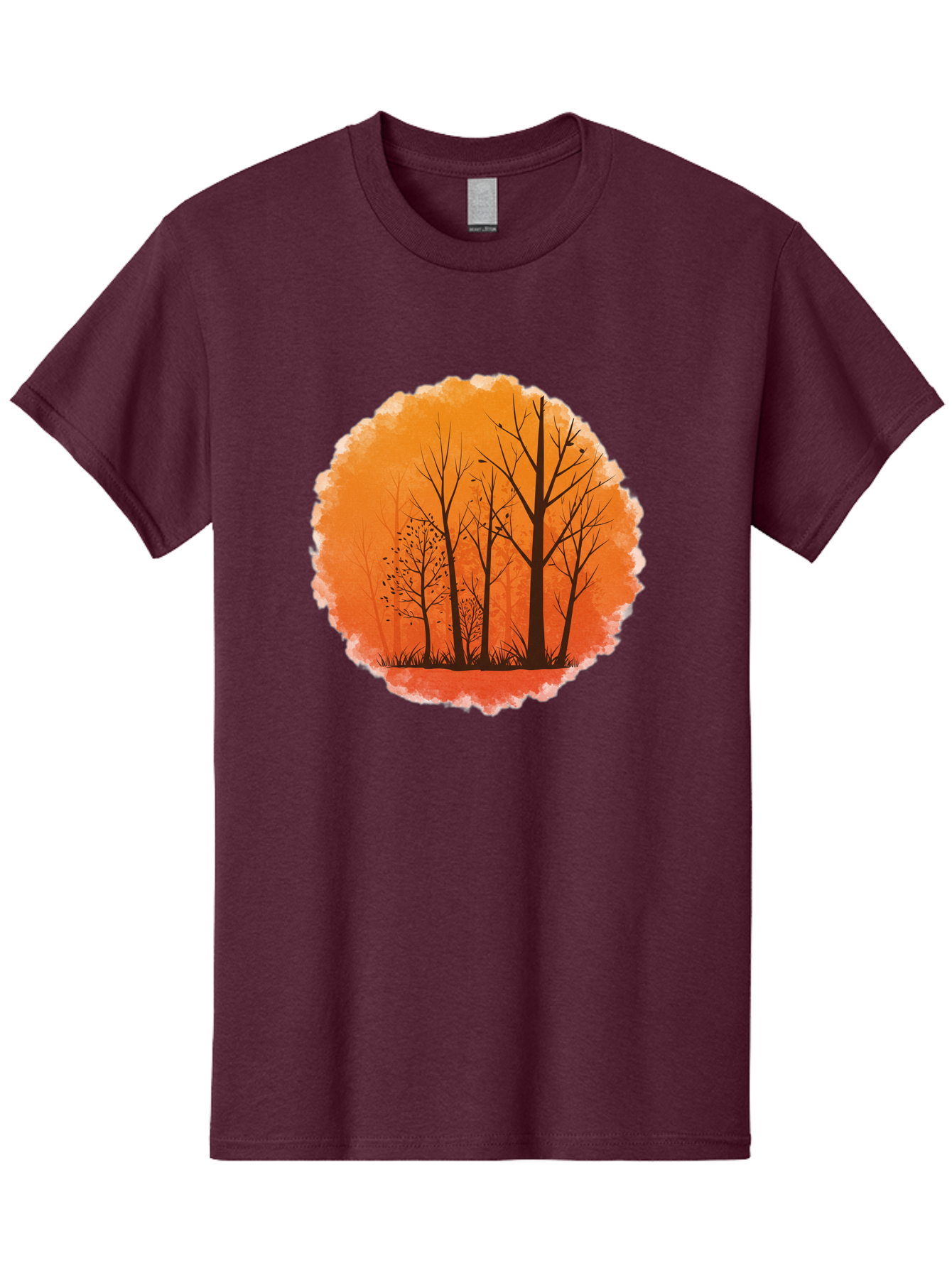Trees-Silhouette Men'S Graphic Tee, 100% Cotton, Comfortable Casual Summer Wear, Machine Washable, Vintage Camera, Old Camera, Antique Camera, Black Camera, Classic Photography, Photography Equipment, Nostalgic Device, Film Camera, Camera Art Baf605