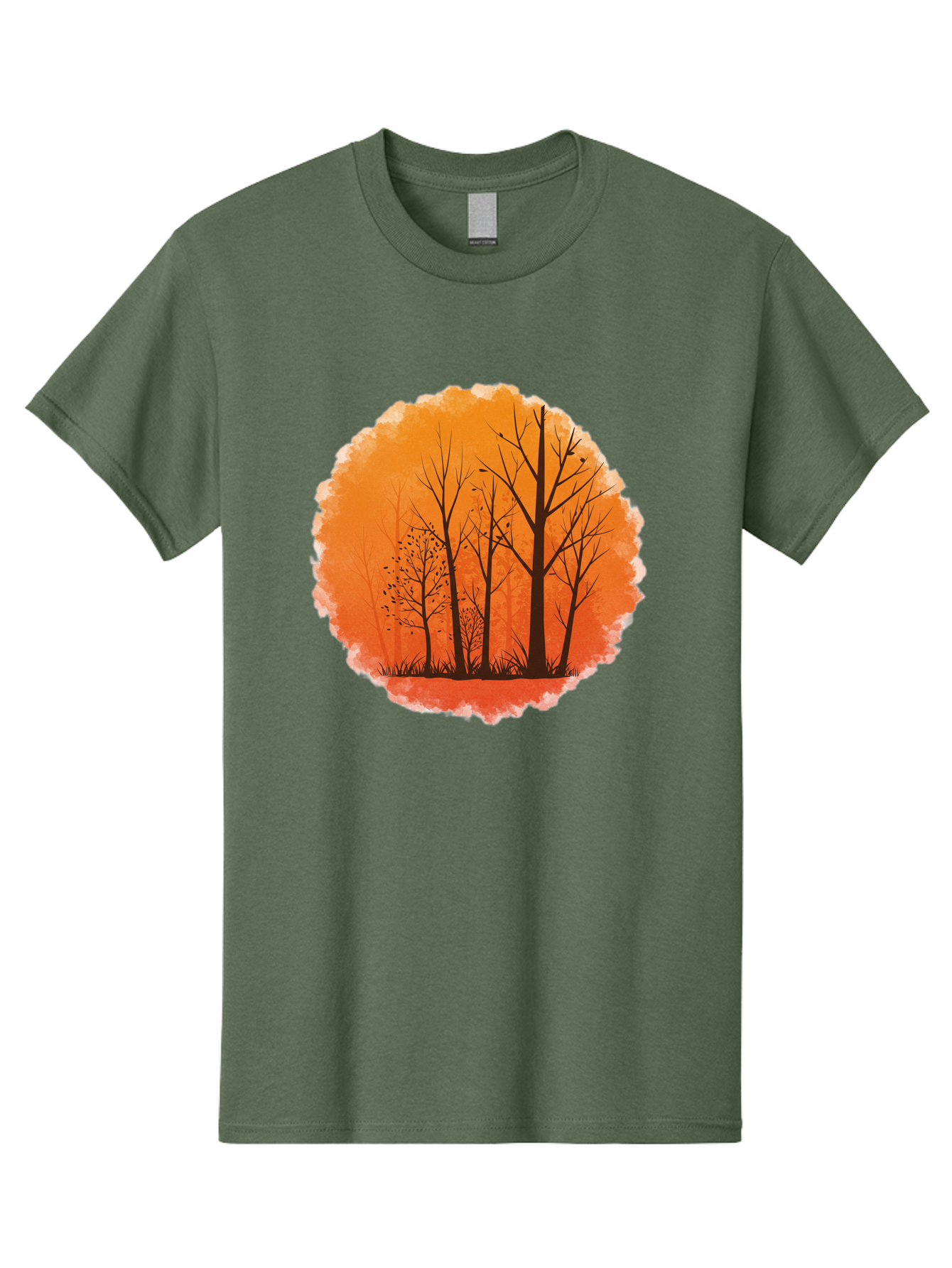 Trees-Silhouette Men'S Graphic Tee, 100% Cotton, Comfortable Casual Summer Wear, Machine Washable, Vintage Camera, Old Camera, Antique Camera, Black Camera, Classic Photography, Photography Equipment, Nostalgic Device, Film Camera, Camera Art Baf605 25