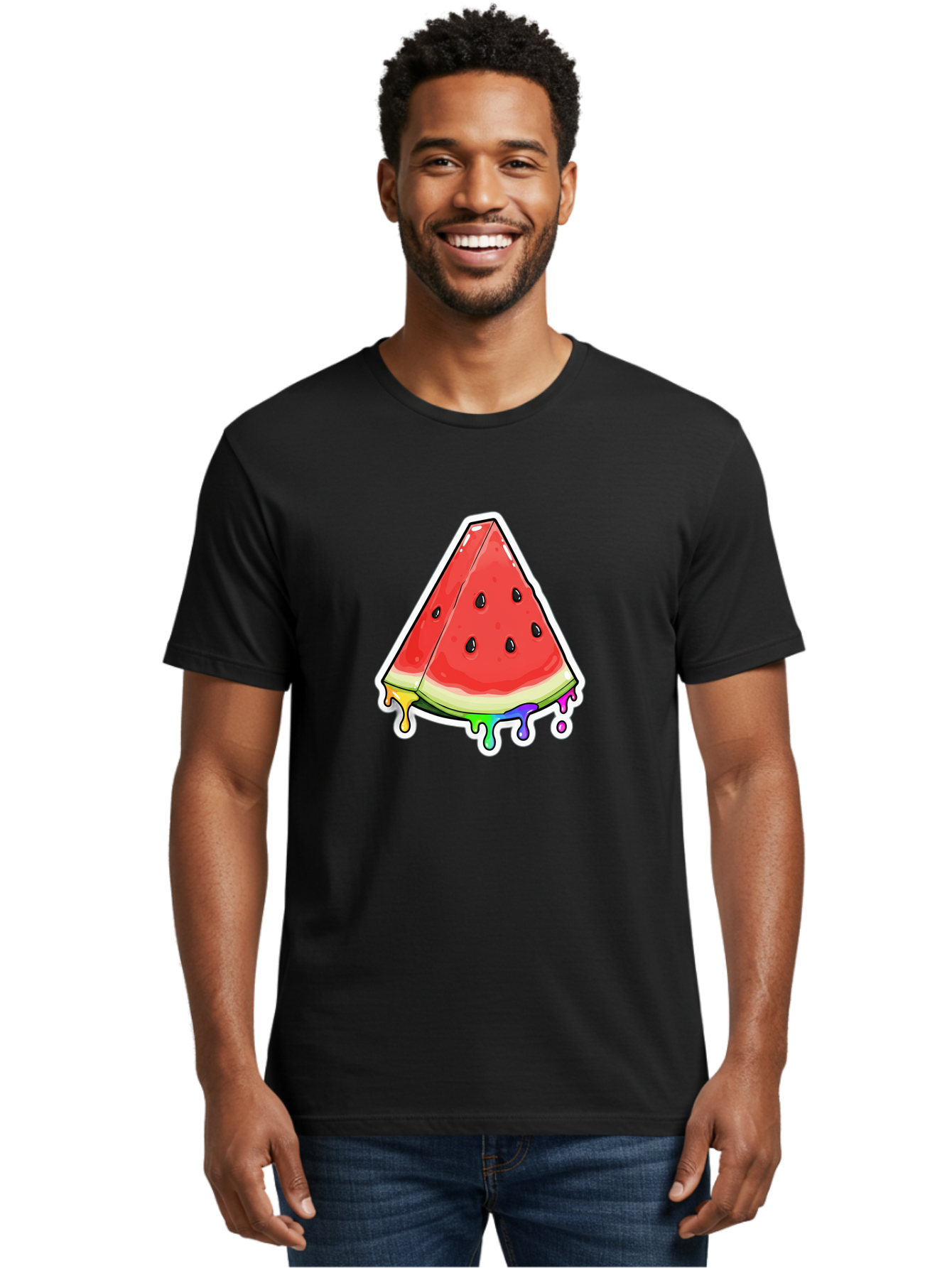 Triangular-Watermelon-Slice Men'S Graphic Tee, 100% Cotton, Comfortable Casual Summer Wear, Machine Washable, Vintage Camera, Old Camera, Antique Camera, Black Camera, Classic Photography, Photography Equipment, Nostalgic Device, Film Camera, Baf606 30