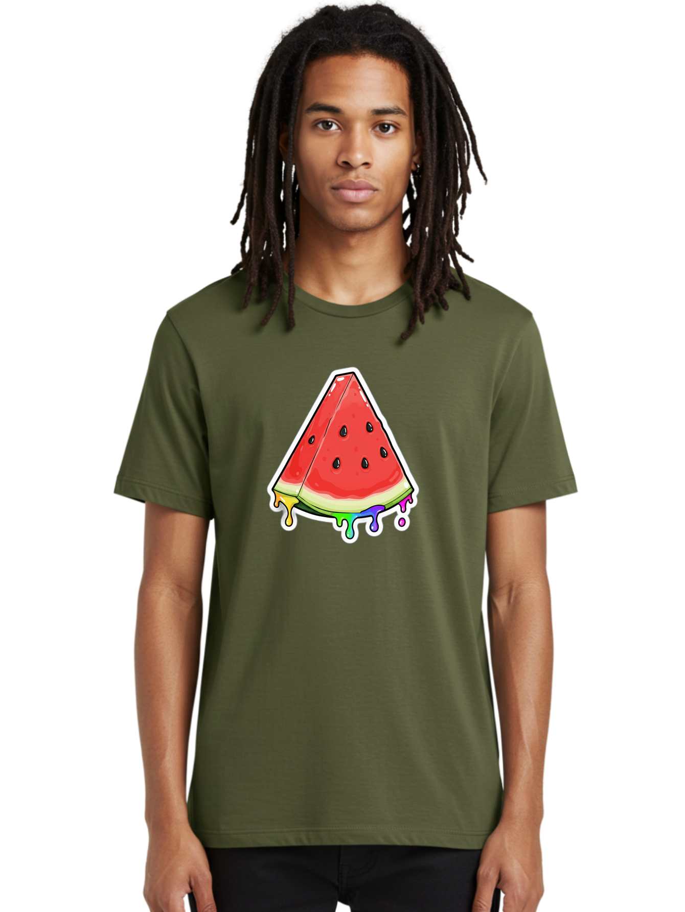 Triangular-Watermelon-Slice Men'S Graphic Tee, 100% Cotton, Comfortable Casual Summer Wear, Machine Washable, Vintage Camera, Old Camera, Antique Camera, Black Camera, Classic Photography, Photography Equipment, Nostalgic Device, Film Camera, Baf606 16