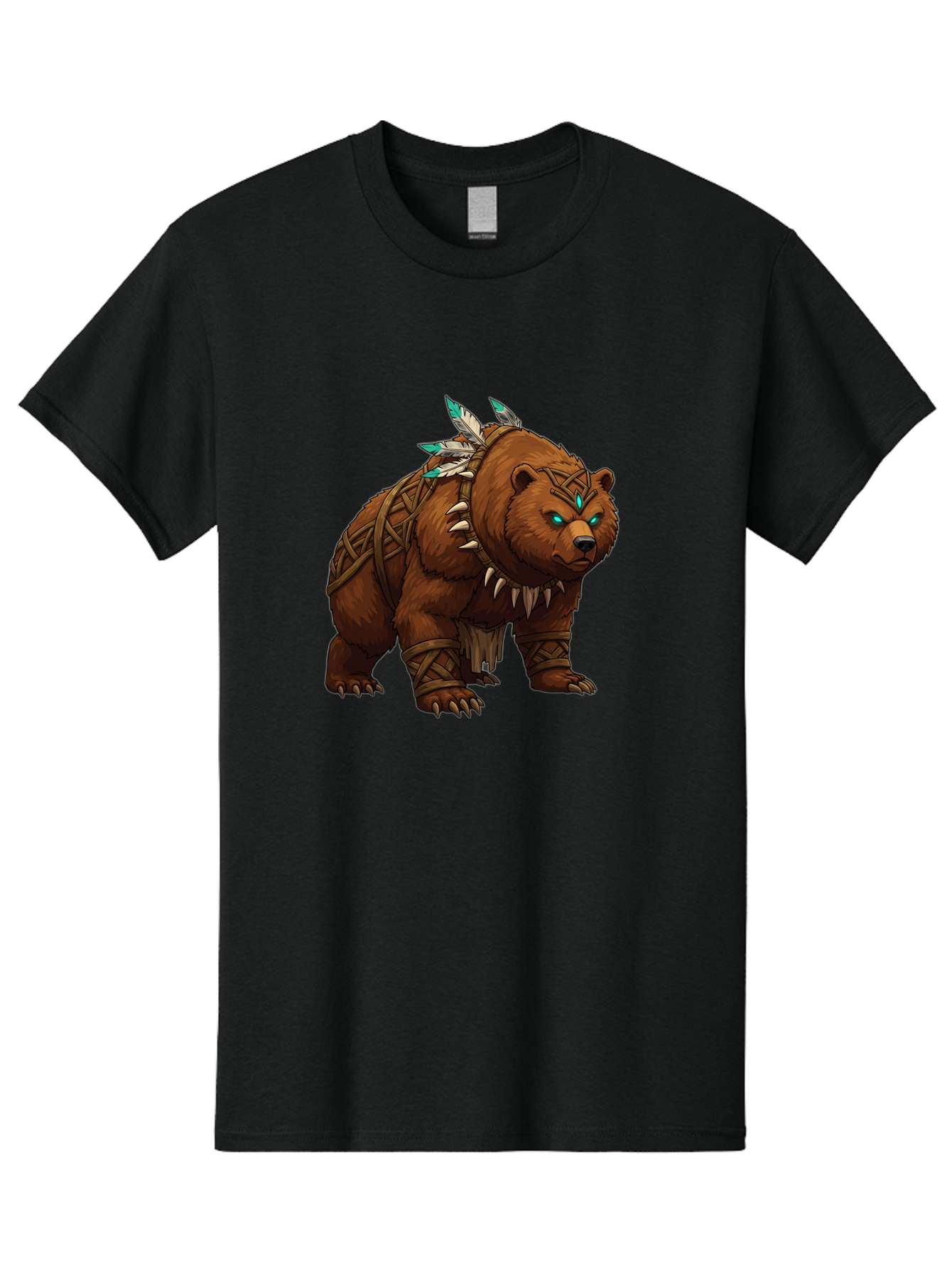 Tribal-Bear Men'S Graphic Tee, 100% Cotton, Comfortable Casual Summer Wear, Machine Washable, Vintage Camera, Old Camera, Antique Camera, Black Camera, Classic Photography, Photography Equipment, Nostalgic Device, Film Camera, Camera Art Baf607