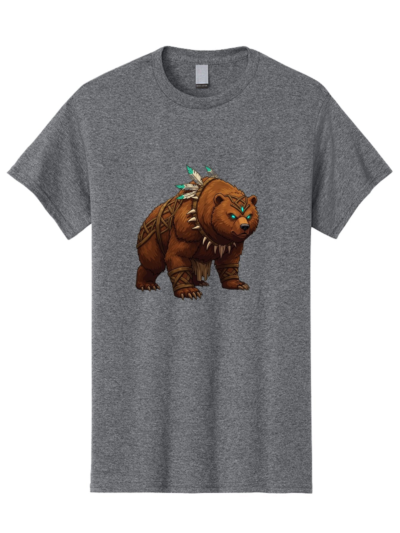 Tribal-Bear Men'S Graphic Tee, 100% Cotton, Comfortable Casual Summer Wear, Machine Washable, Vintage Camera, Old Camera, Antique Camera, Black Camera, Classic Photography, Photography Equipment, Nostalgic Device, Film Camera, Camera Art Baf607