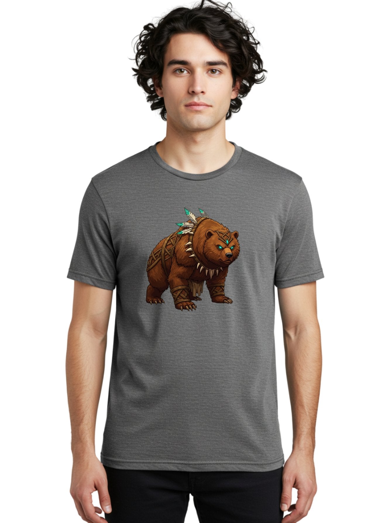 Tribal-Bear Men'S Graphic Tee, 100% Cotton, Comfortable Casual Summer Wear, Machine Washable, Vintage Camera, Old Camera, Antique Camera, Black Camera, Classic Photography, Photography Equipment, Nostalgic Device, Film Camera, Camera Art Baf607 21
