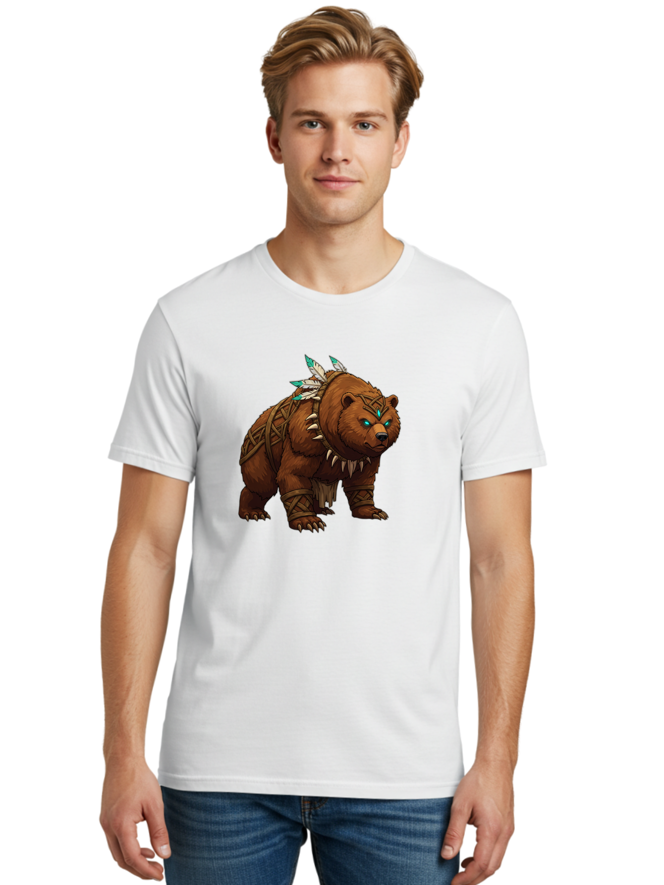 Tribal-Bear Men'S Graphic Tee, 100% Cotton, Comfortable Casual Summer Wear, Machine Washable, Vintage Camera, Old Camera, Antique Camera, Black Camera, Classic Photography, Photography Equipment, Nostalgic Device, Film Camera, Camera Art Baf607 28