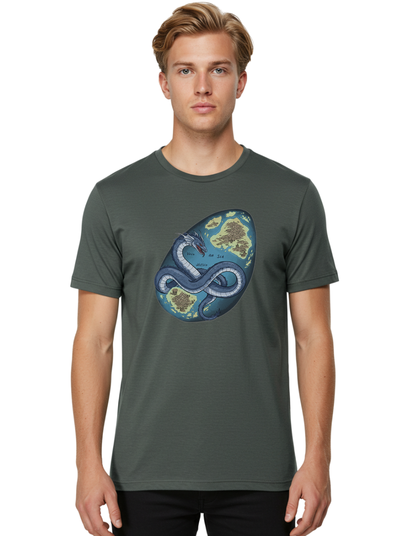 Varan-Sea-Map-Dragon Men'S Graphic Tee, 100% Cotton, Comfortable Casual Summer Wear, Machine Washable, Vintage Camera, Old Camera, Antique Camera, Black Camera, Classic Photography, Photography Equipment, Nostalgic Device, Film Camera, Baf614 26
