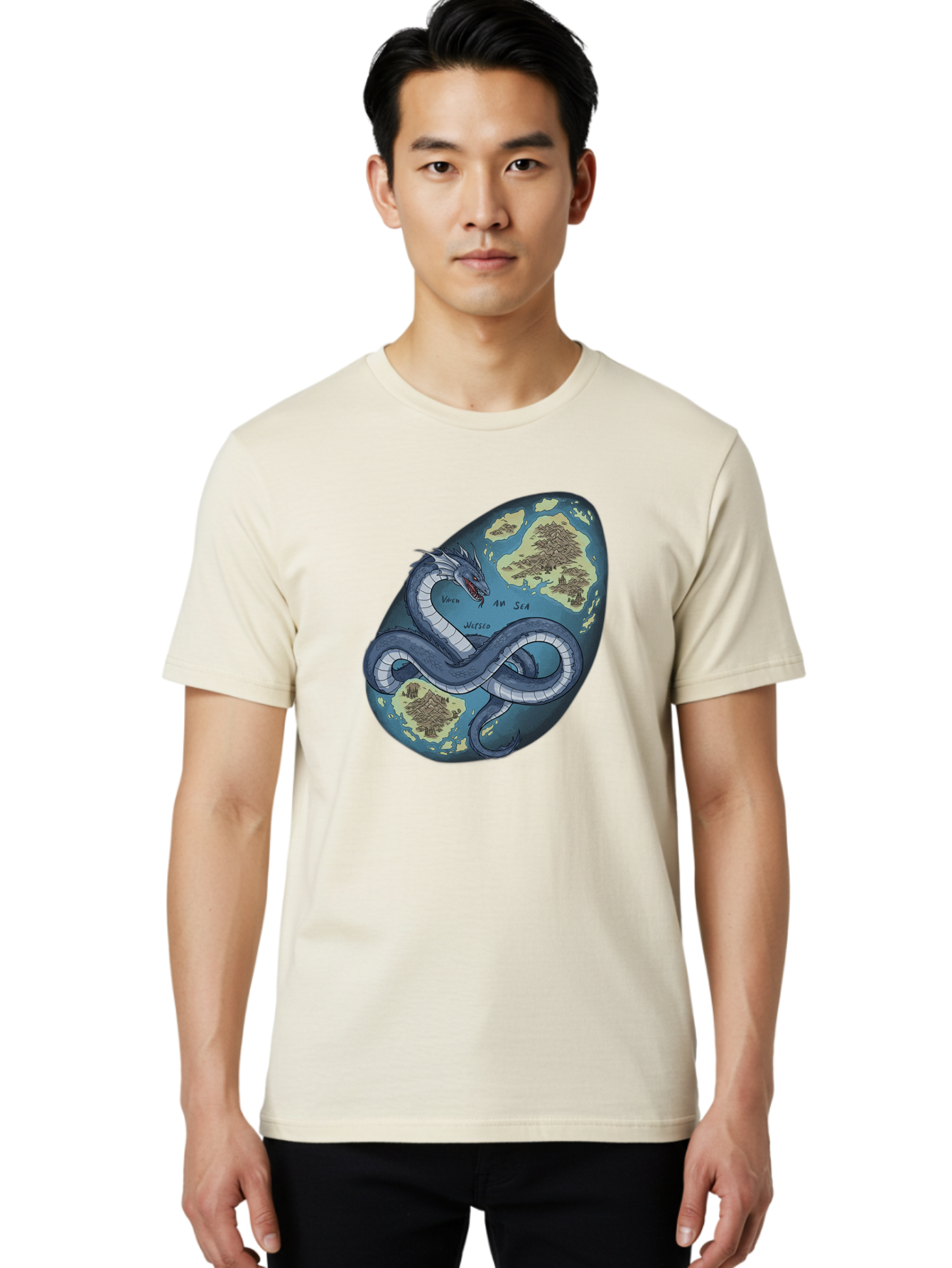Varan-Sea-Map-Dragon Men'S Graphic Tee, 100% Cotton, Comfortable Casual Summer Wear, Machine Washable, Vintage Camera, Old Camera, Antique Camera, Black Camera, Classic Photography, Photography Equipment, Nostalgic Device, Film Camera, Baf614 10