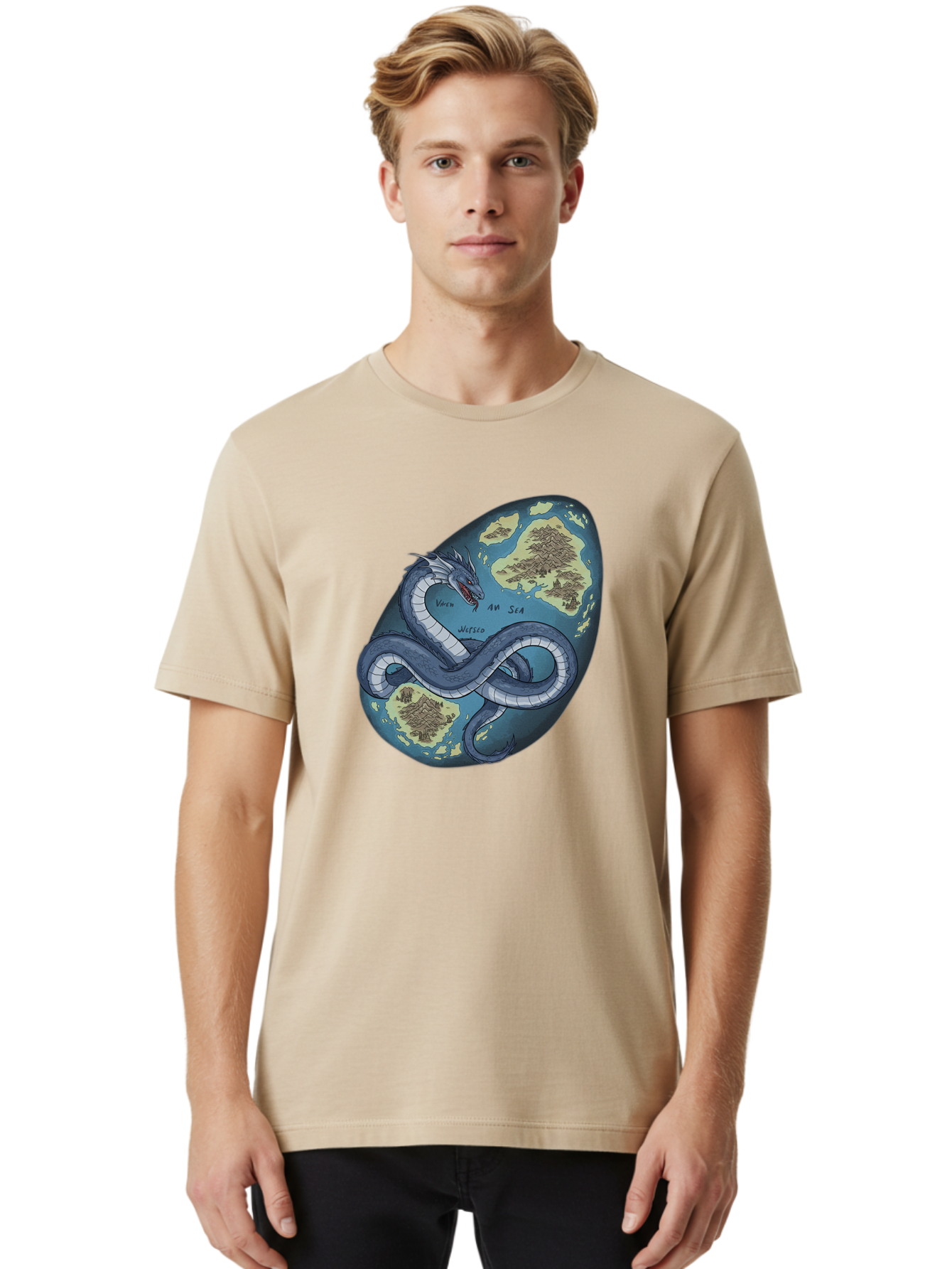 Varan-Sea-Map-Dragon Men'S Graphic Tee, 100% Cotton, Comfortable Casual Summer Wear, Machine Washable, Vintage Camera, Old Camera, Antique Camera, Black Camera, Classic Photography, Photography Equipment, Nostalgic Device, Film Camera, Baf614 24