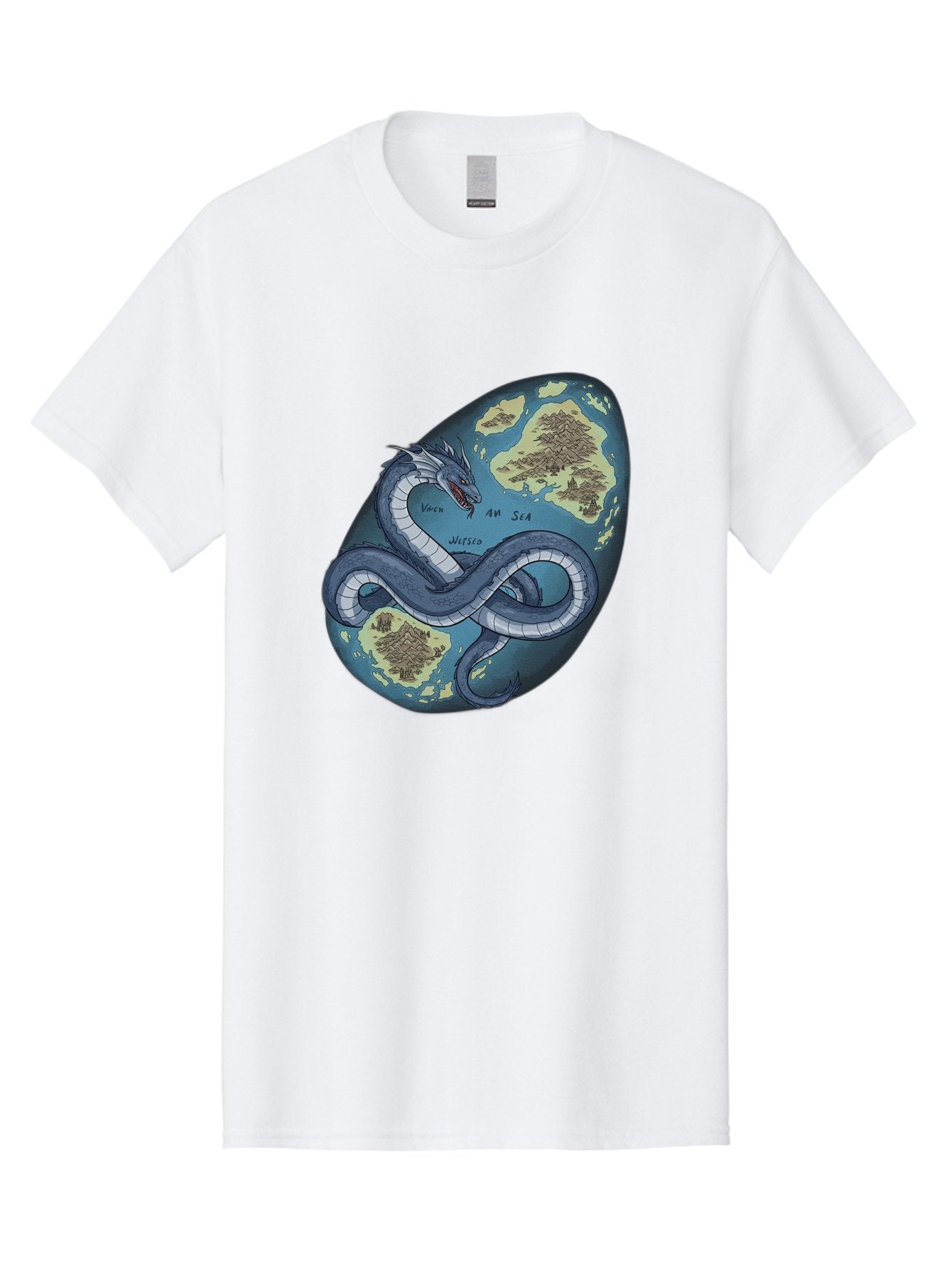 Varan-Sea-Map-Dragon Men'S Graphic Tee, 100% Cotton, Comfortable Casual Summer Wear, Machine Washable, Vintage Camera, Old Camera, Antique Camera, Black Camera, Classic Photography, Photography Equipment, Nostalgic Device, Film Camera, Baf614
