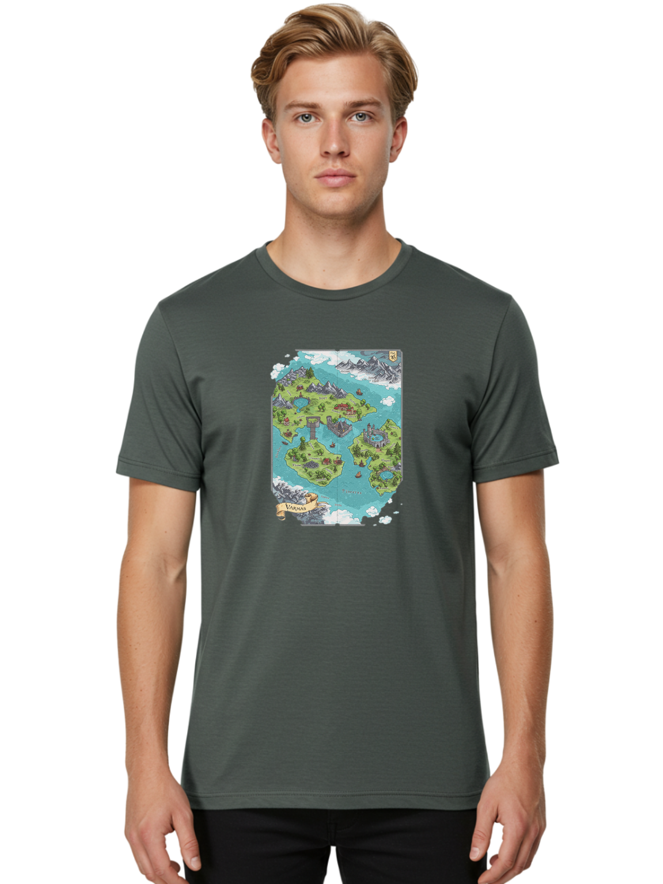 Varnas Men'S Graphic Tee, 100% Cotton, Comfortable Casual Summer Wear, Machine Washable, Vintage Camera, Old Camera, Antique Camera, Black Camera, Classic Photography, Photography Equipment, Nostalgic Device, Film Camera, Camera Art Baf615 4