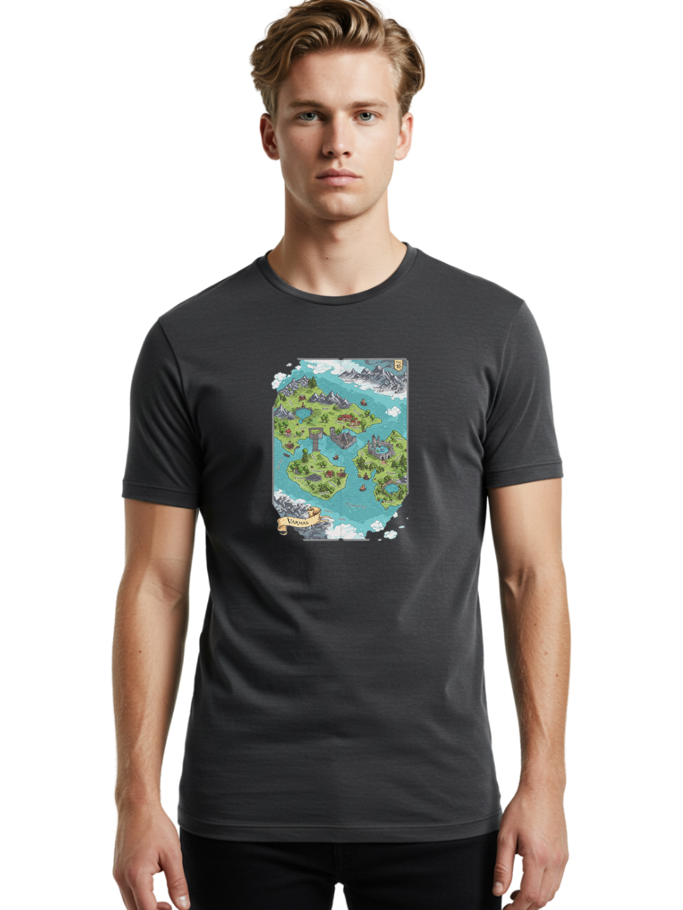 Varnas Men'S Graphic Tee, 100% Cotton, Comfortable Casual Summer Wear, Machine Washable, Vintage Camera, Old Camera, Antique Camera, Black Camera, Classic Photography, Photography Equipment, Nostalgic Device, Film Camera, Camera Art Baf615 24