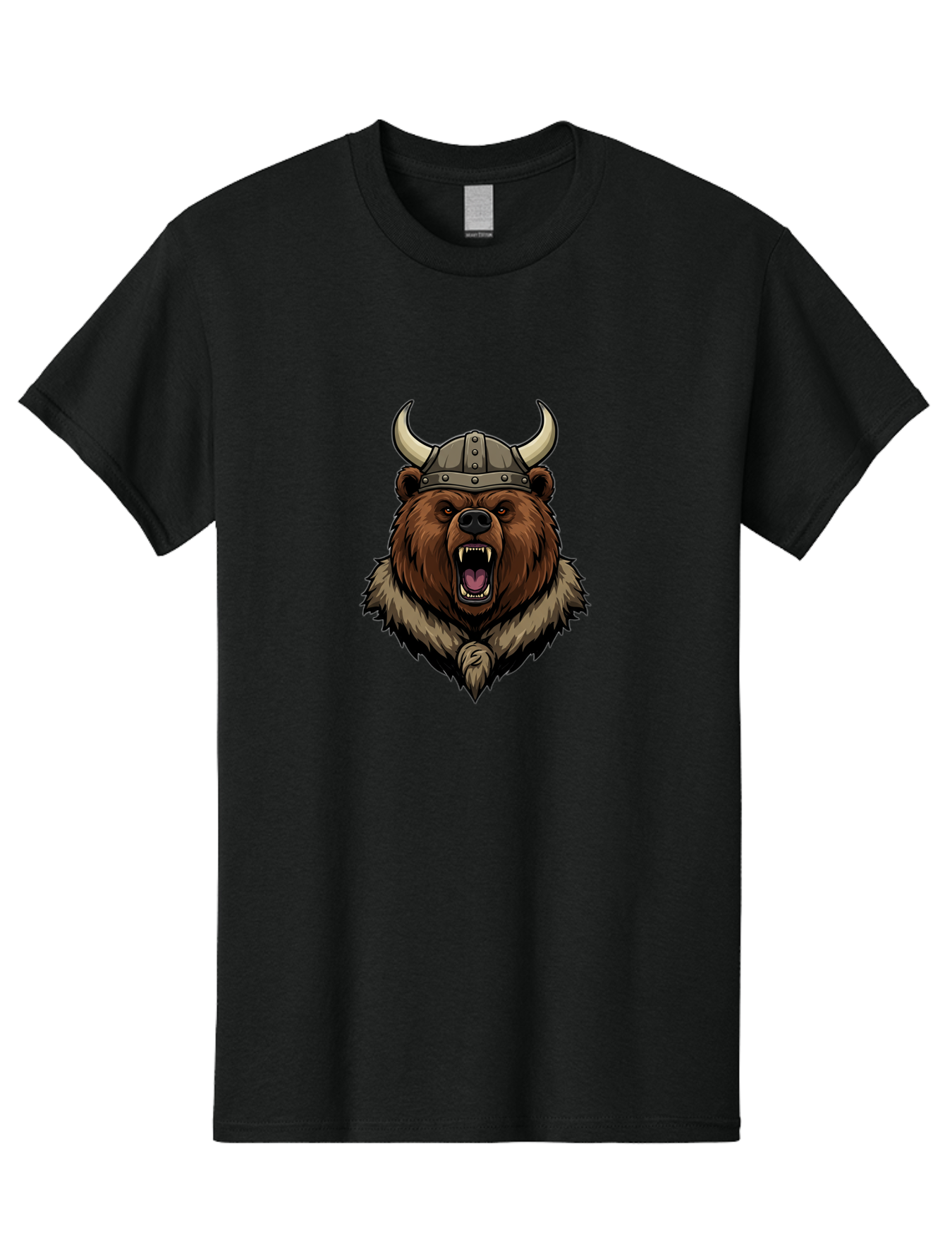 Viking-Bear-1 Men'S Graphic Tee, 100% Cotton, Comfortable Casual Summer Wear, Machine Washable, Vintage Camera, Old Camera, Antique Camera, Black Camera, Classic Photography, Photography Equipment, Nostalgic Device, Film Camera, Camera Art Baf616 17