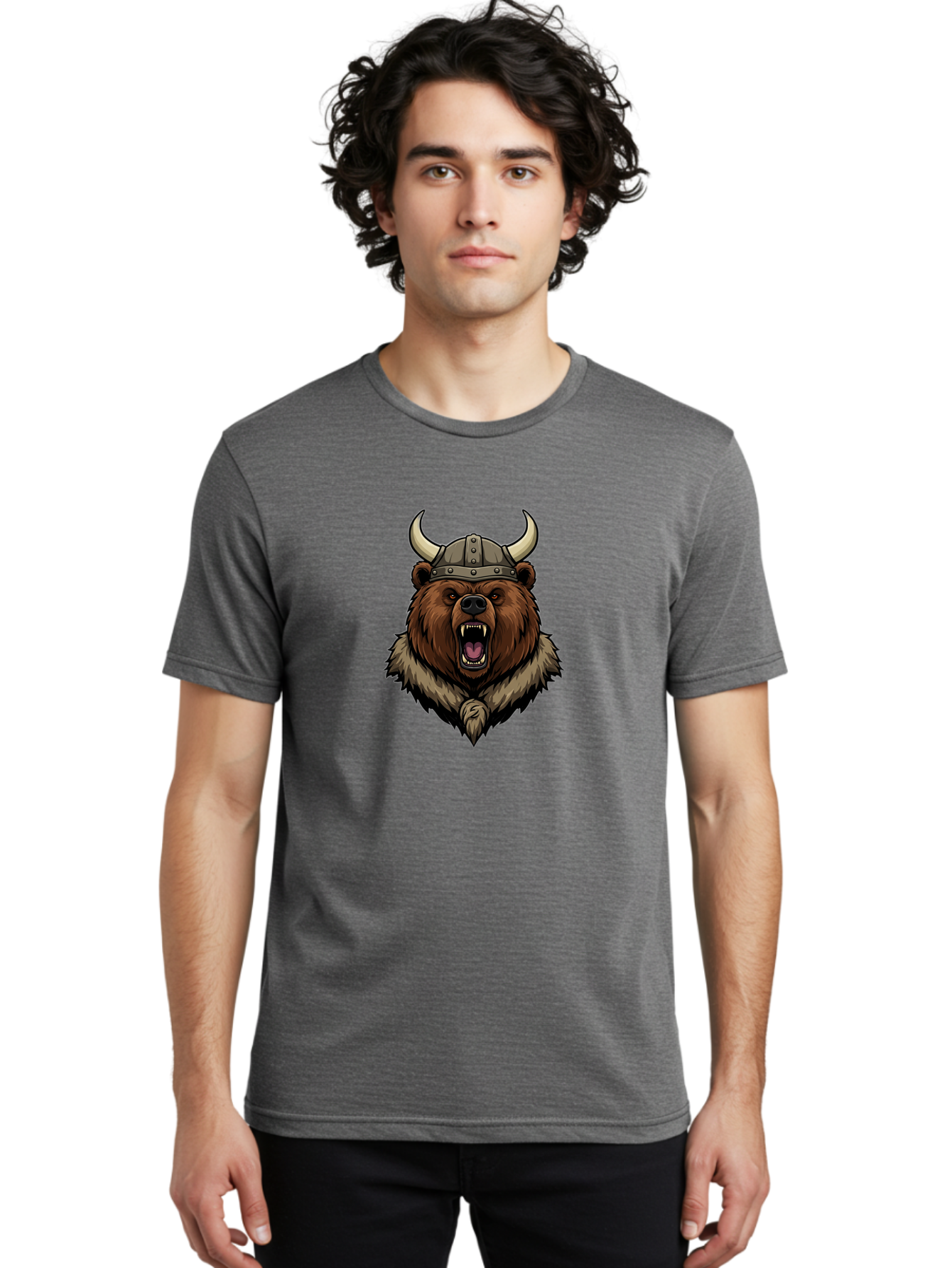 Viking-Bear-1 Men'S Graphic Tee, 100% Cotton, Comfortable Casual Summer Wear, Machine Washable, Vintage Camera, Old Camera, Antique Camera, Black Camera, Classic Photography, Photography Equipment, Nostalgic Device, Film Camera, Camera Art Baf616 22