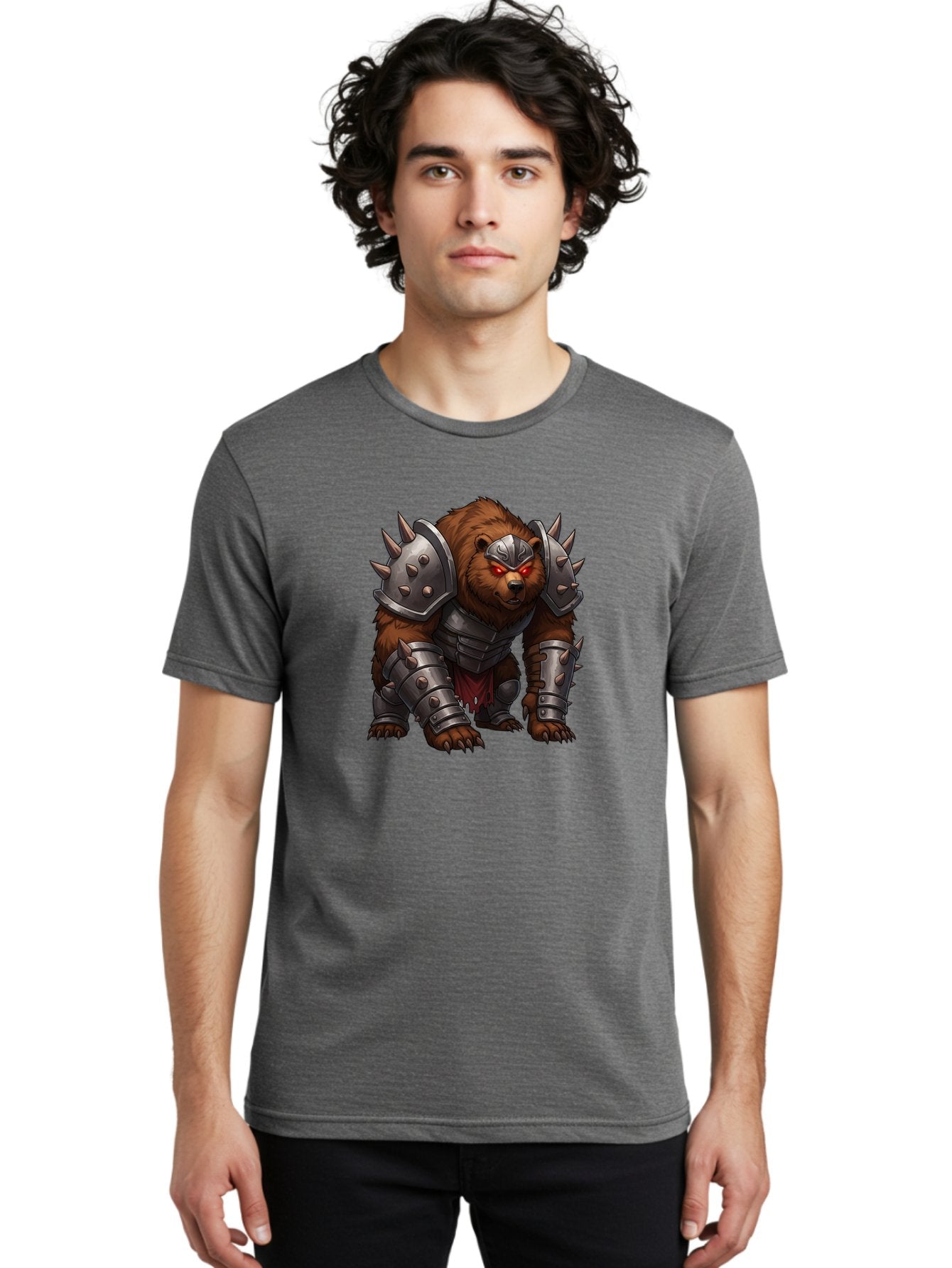 Warrior-Bear-1 Men'S Graphic Tee, 100% Cotton, Comfortable Casual Summer Wear, Machine Washable, Vintage Camera, Old Camera, Antique Camera, Black Camera, Classic Photography, Photography Equipment, Nostalgic Device, Film Camera, Camera Art Baf618 27