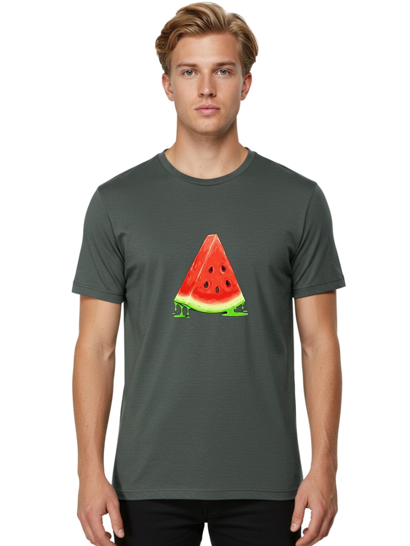 Watermelon-Slice-1 Men'S Graphic Tee, 100% Cotton, Comfortable Casual Summer Wear, Machine Washable, Vintage Camera, Old Camera, Antique Camera, Black Camera, Classic Photography, Photography Equipment, Nostalgic Device, Film Camera, Baf621 29
