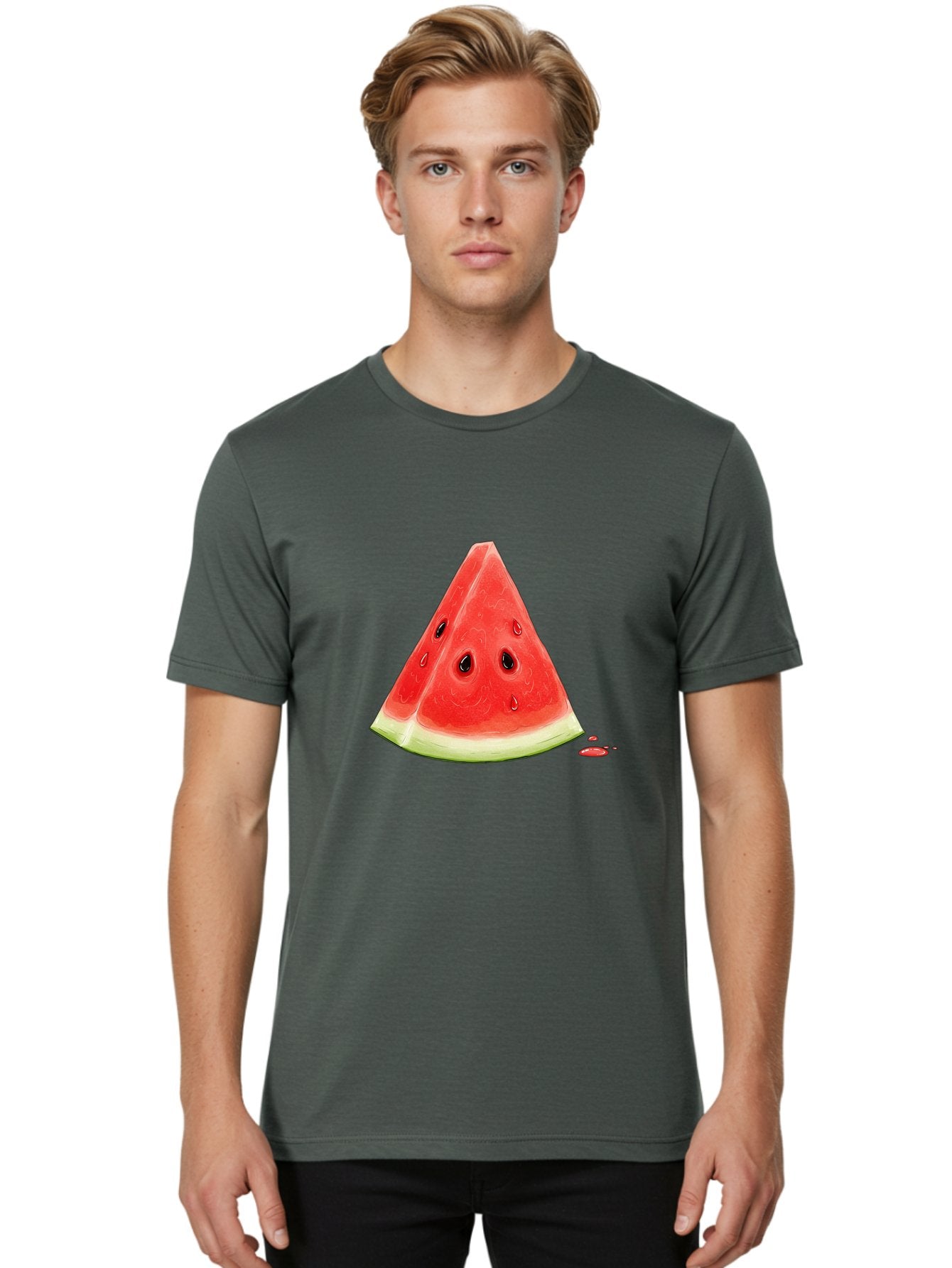 Watermelon-Slice-11 Men'S Graphic Tee, 100% Cotton, Comfortable Casual Summer Wear, Machine Washable, Vintage Camera, Old Camera, Antique Camera, Black Camera, Classic Photography, Photography Equipment, Nostalgic Device, Film Camera, Baf623 20