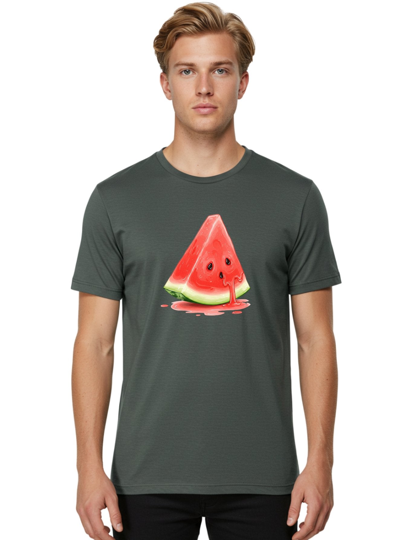 Watermelon-Slice-12 Men'S Graphic Tee, 100% Cotton, Comfortable Casual Summer Wear, Machine Washable, Vintage Camera, Old Camera, Antique Camera, Black Camera, Classic Photography, Photography Equipment, Nostalgic Device, Film Camera, Baf624 17