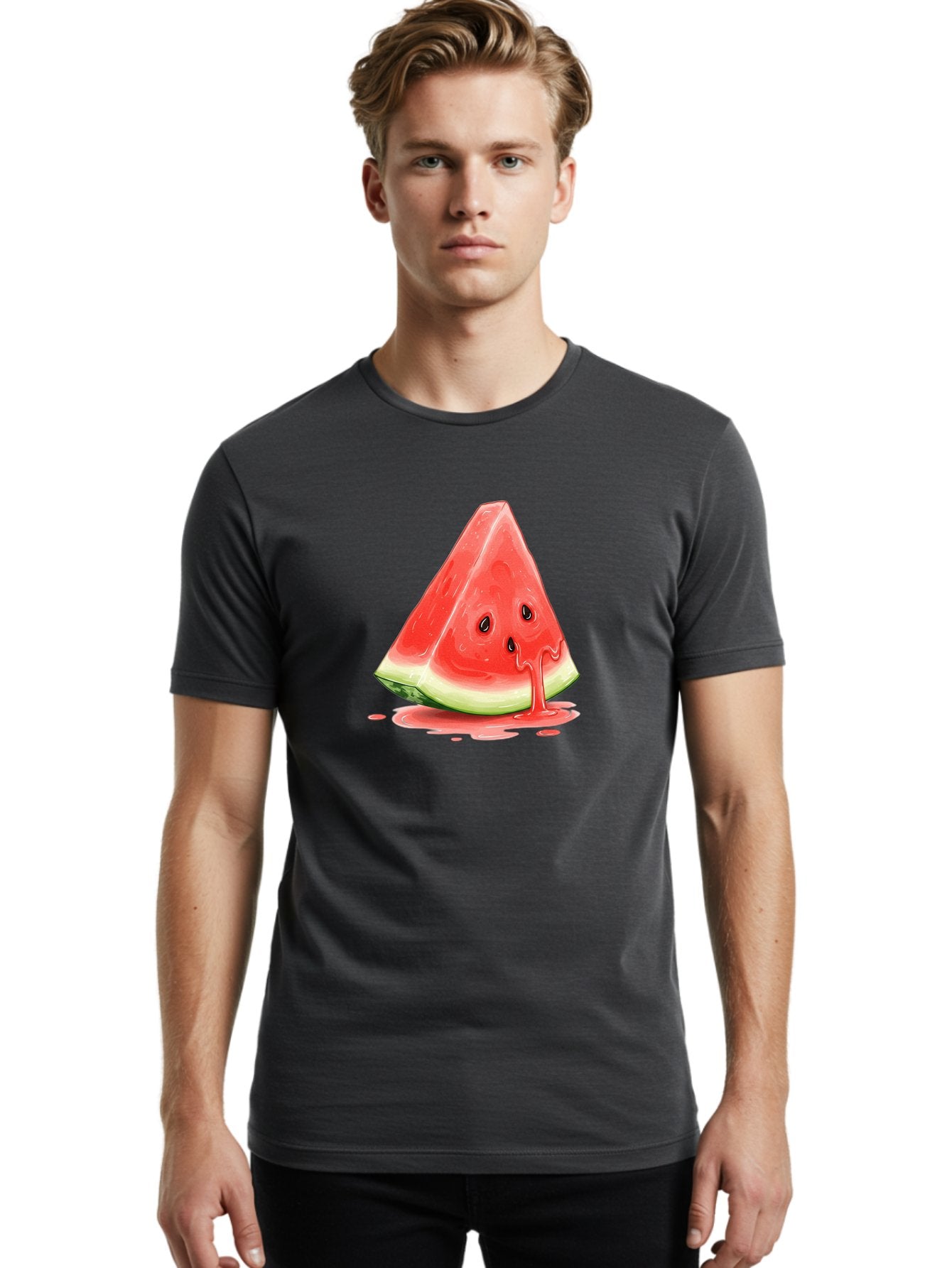 Watermelon-Slice-12 Men'S Graphic Tee, 100% Cotton, Comfortable Casual Summer Wear, Machine Washable, Vintage Camera, Old Camera, Antique Camera, Black Camera, Classic Photography, Photography Equipment, Nostalgic Device, Film Camera, Baf624 22