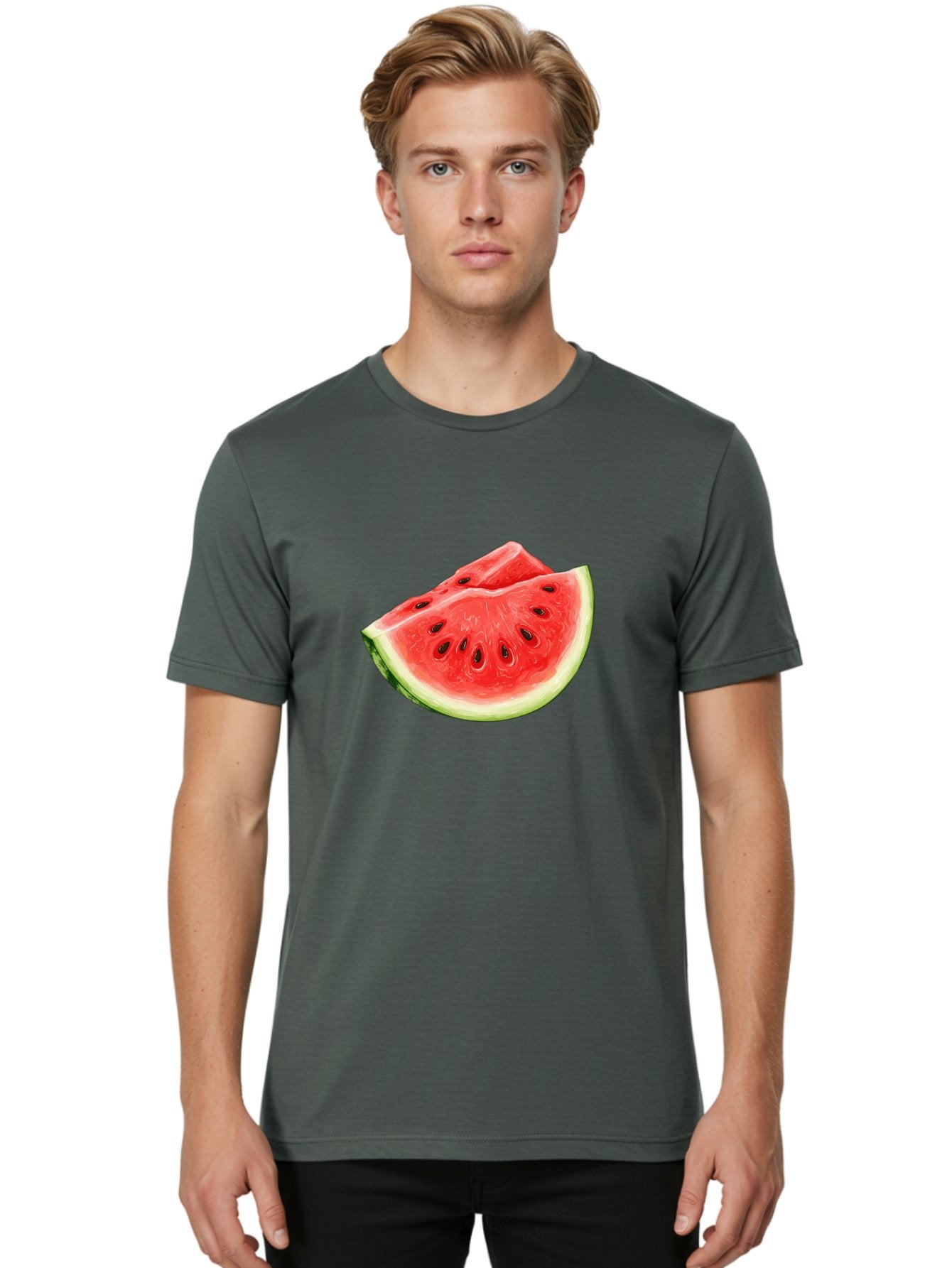 Watermelon-Slice-14 Men'S Graphic Tee, 100% Cotton, Comfortable Casual Summer Wear, Machine Washable, Vintage Camera, Old Camera, Antique Camera, Black Camera, Classic Photography, Photography Equipment, Nostalgic Device, Film Camera, Baf626 21