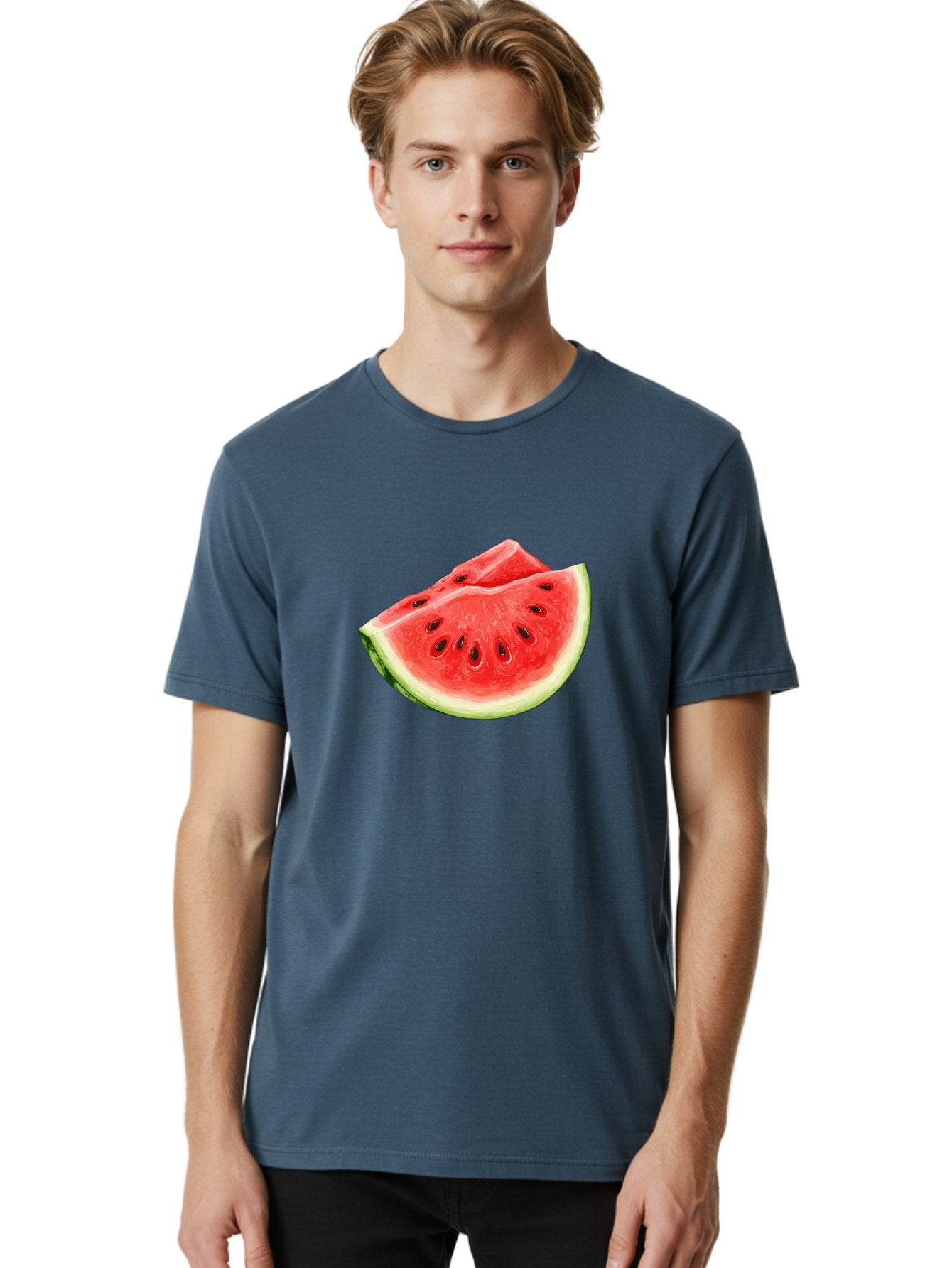 Watermelon-Slice-14 Men'S Graphic Tee, 100% Cotton, Comfortable Casual Summer Wear, Machine Washable, Vintage Camera, Old Camera, Antique Camera, Black Camera, Classic Photography, Photography Equipment, Nostalgic Device, Film Camera, Baf626 25