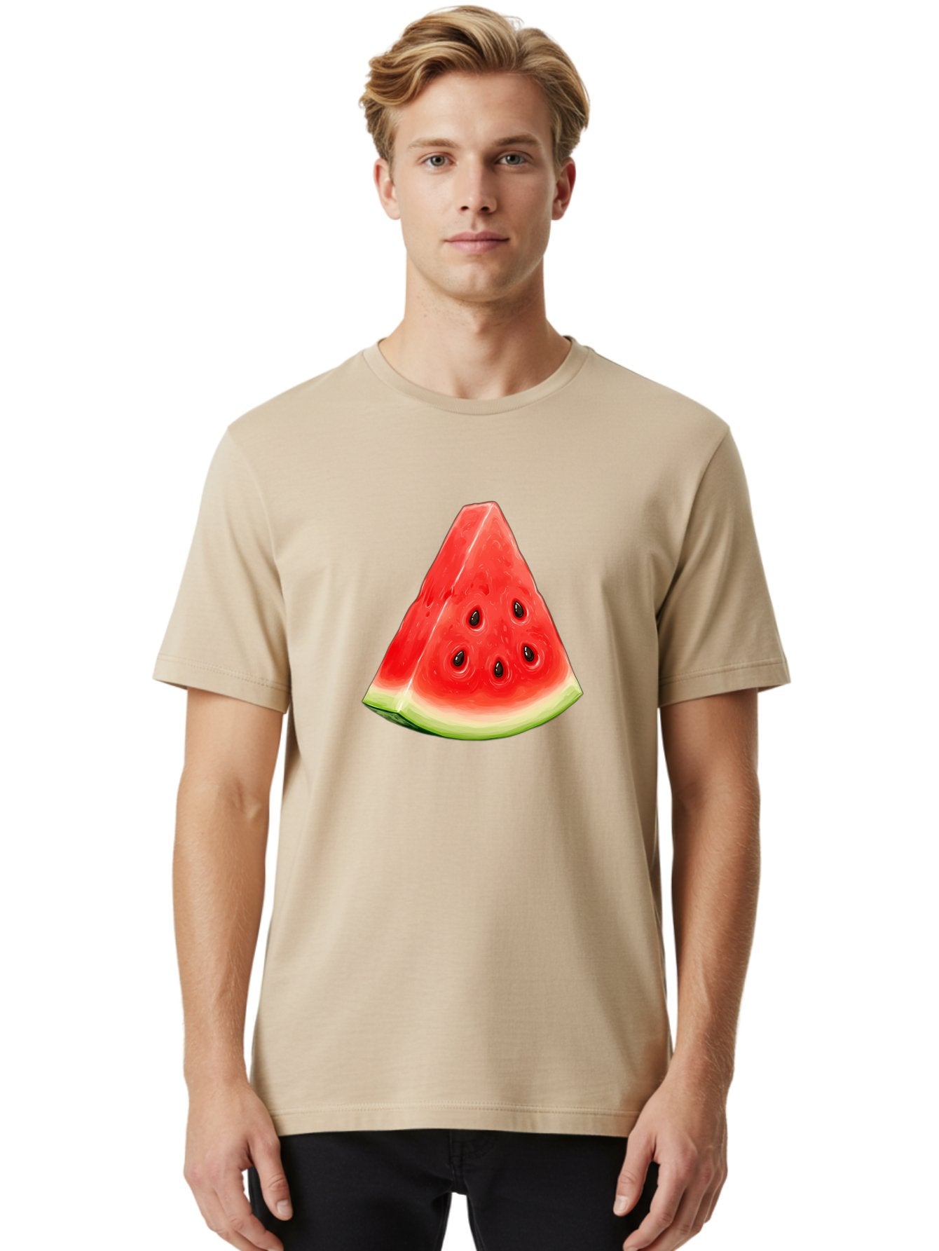 Watermelon-Slice-15 Men'S Graphic Tee, 100% Cotton, Comfortable Casual Summer Wear, Machine Washable, Vintage Camera, Old Camera, Antique Camera, Black Camera, Classic Photography, Photography Equipment, Nostalgic Device, Film Camera, Baf627 16