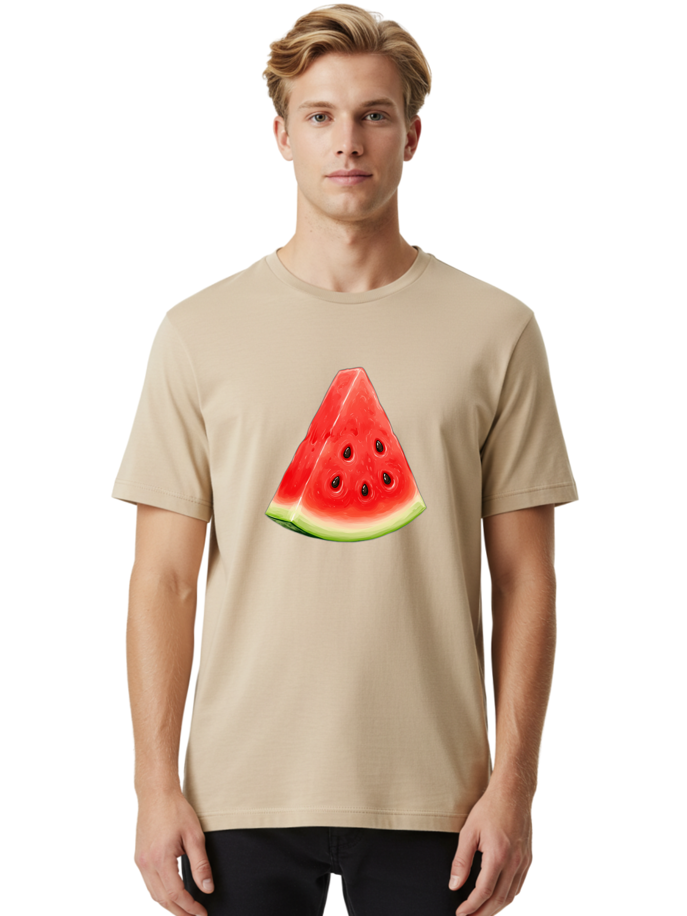 Watermelon-Slice-15 Men'S Graphic Tee, 100% Cotton, Comfortable Casual Summer Wear, Machine Washable, Vintage Camera, Old Camera, Antique Camera, Black Camera, Classic Photography, Photography Equipment, Nostalgic Device, Film Camera, Baf627 26