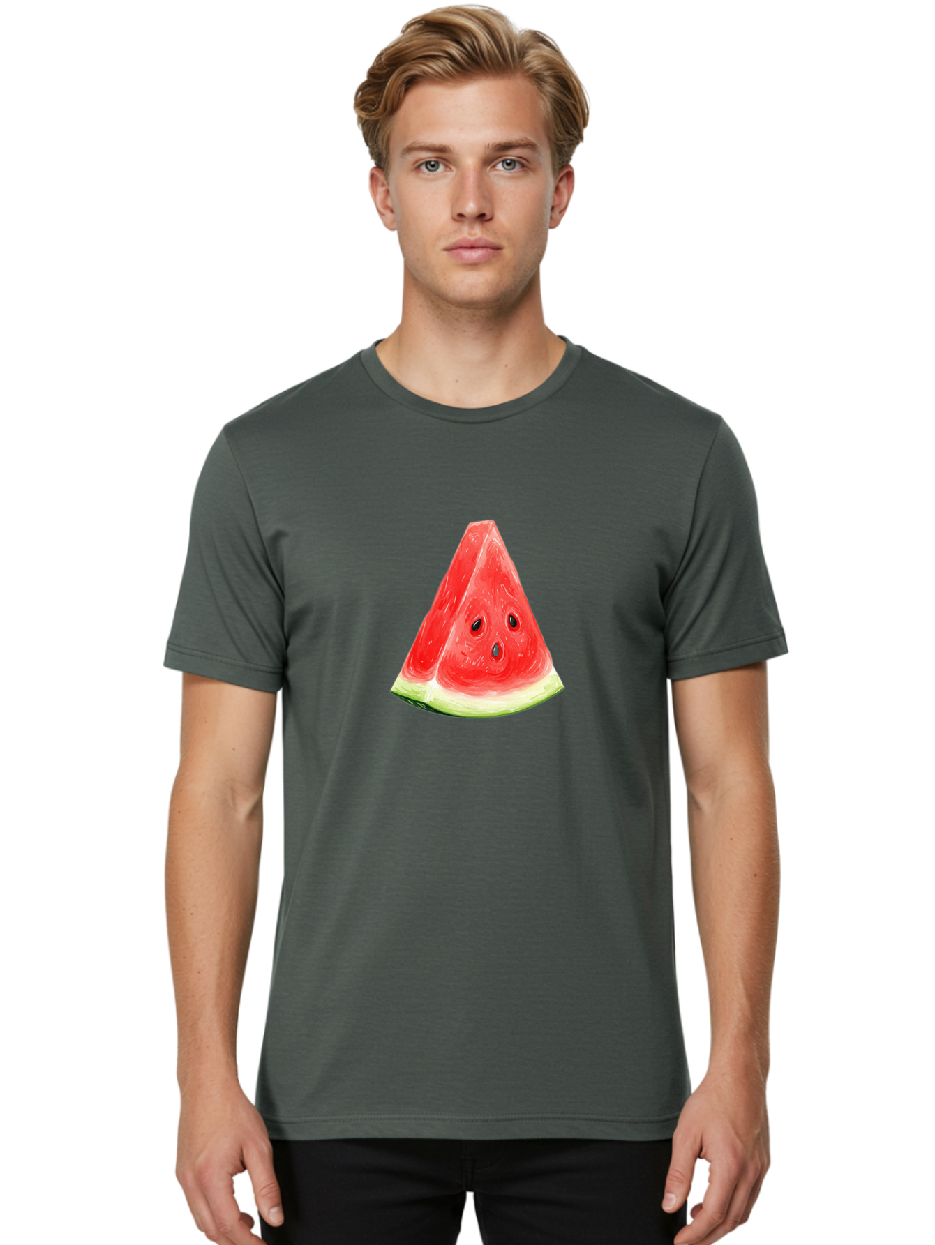 Watermelon-Slice-17 Men'S Graphic Tee, 100% Cotton, Comfortable Casual Summer Wear, Machine Washable, Vintage Camera, Old Camera, Antique Camera, Black Camera, Classic Photography, Photography Equipment, Nostalgic Device, Film Camera, Baf629 26