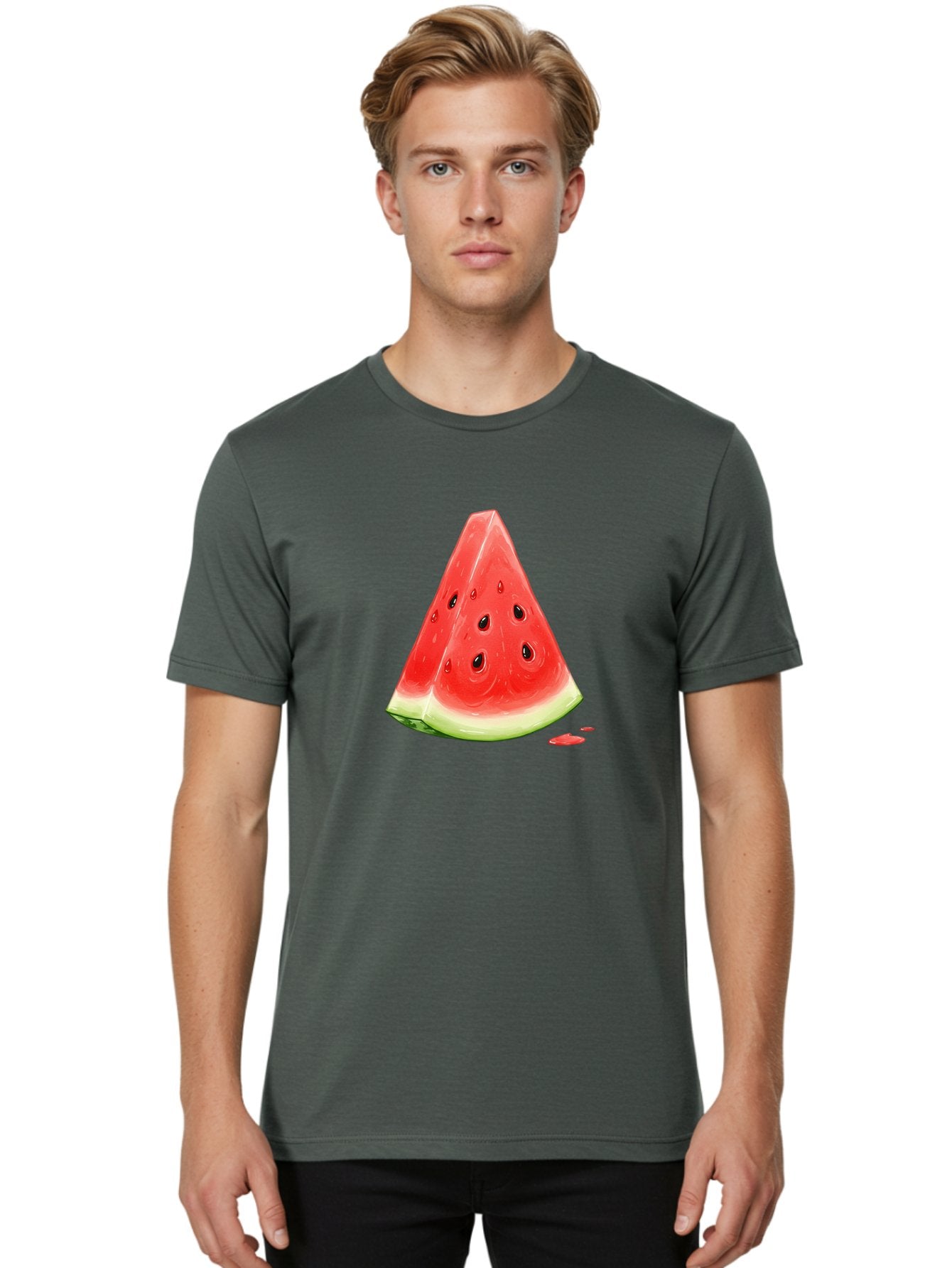 Watermelon-Slice-18 Men'S Graphic Tee, 100% Cotton, Comfortable Casual Summer Wear, Machine Washable, Vintage Camera, Old Camera, Antique Camera, Black Camera, Classic Photography, Photography Equipment, Nostalgic Device, Film Camera, Baf630 24