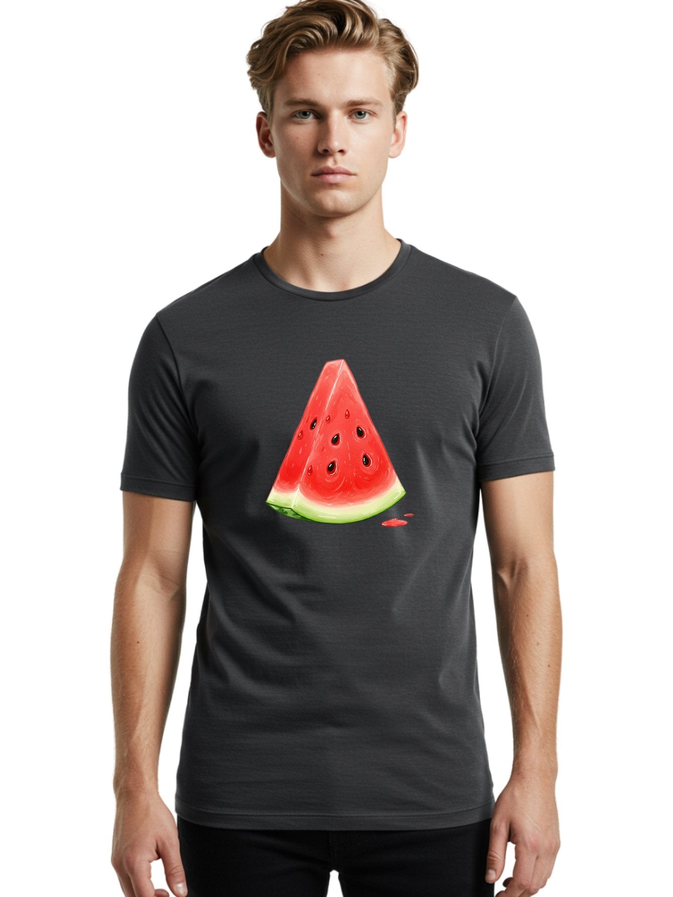Watermelon-Slice-18 Men'S Graphic Tee, 100% Cotton, Comfortable Casual Summer Wear, Machine Washable, Vintage Camera, Old Camera, Antique Camera, Black Camera, Classic Photography, Photography Equipment, Nostalgic Device, Film Camera, Baf630 28