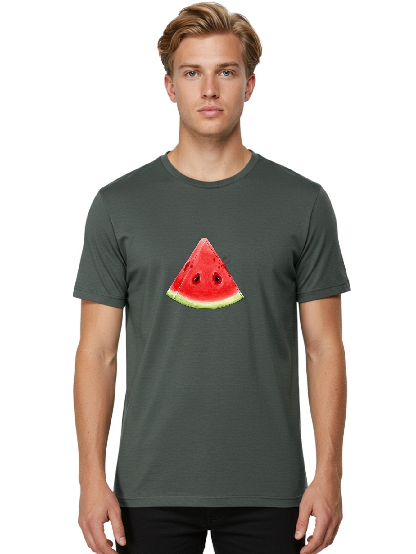 Watermelon-Slice-19 Men'S Graphic Tee, 100% Cotton, Comfortable Casual Summer Wear, Machine Washable, Vintage Camera, Old Camera, Antique Camera, Black Camera, Classic Photography, Photography Equipment, Nostalgic Device, Film Camera, Baf631 27