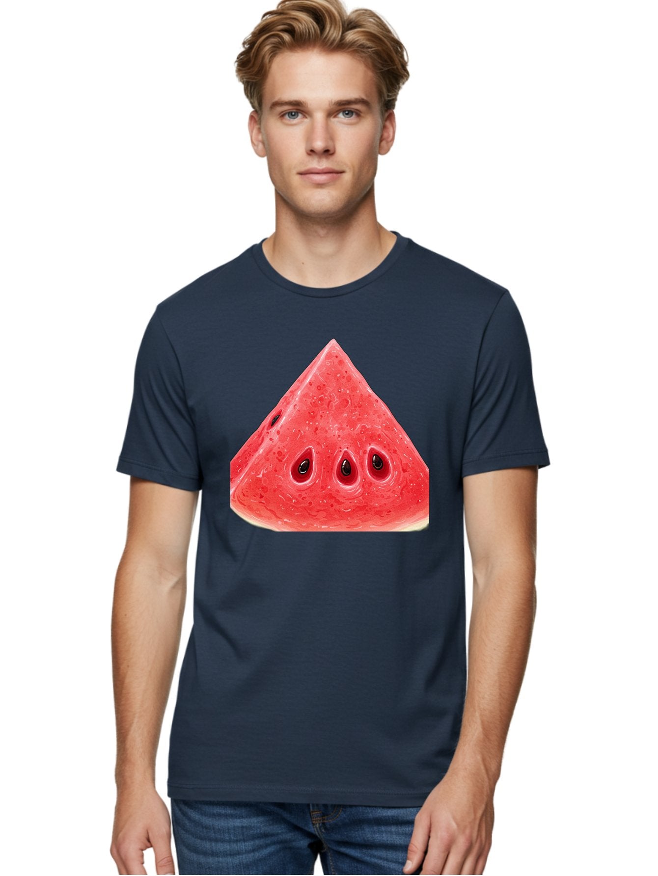 Watermelon-Slice-4 Men'S Graphic Tee, 100% Cotton, Comfortable Casual Summer Wear, Machine Washable, Vintage Camera, Old Camera, Antique Camera, Black Camera, Classic Photography, Photography Equipment, Nostalgic Device, Film Camera, Baf636 21