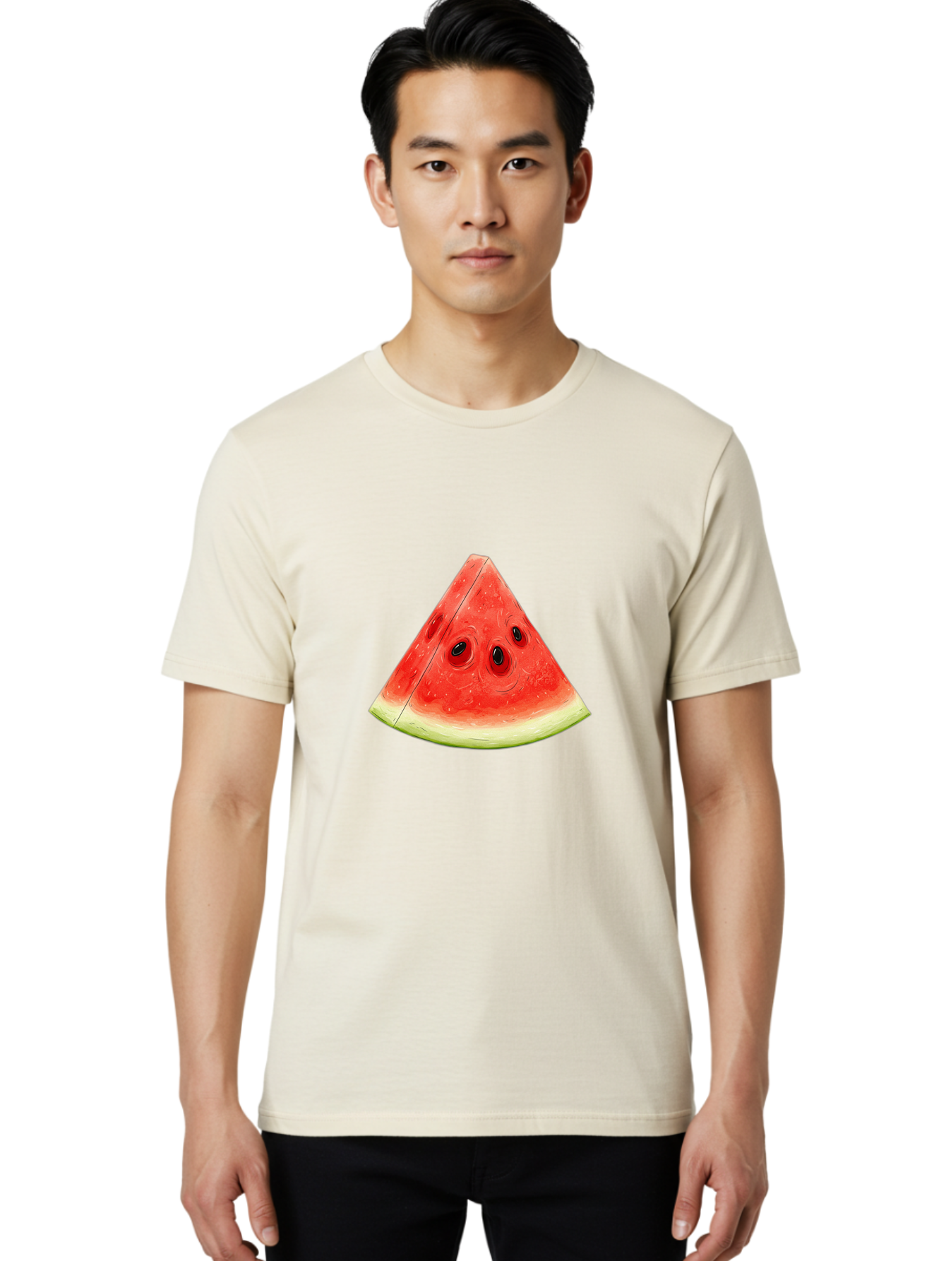 Watermelon-Slice-6 Men'S Graphic Tee, 100% Cotton, Comfortable Casual Summer Wear, Machine Washable, Vintage Camera, Old Camera, Antique Camera, Black Camera, Classic Photography, Photography Equipment, Nostalgic Device, Film Camera, Baf638