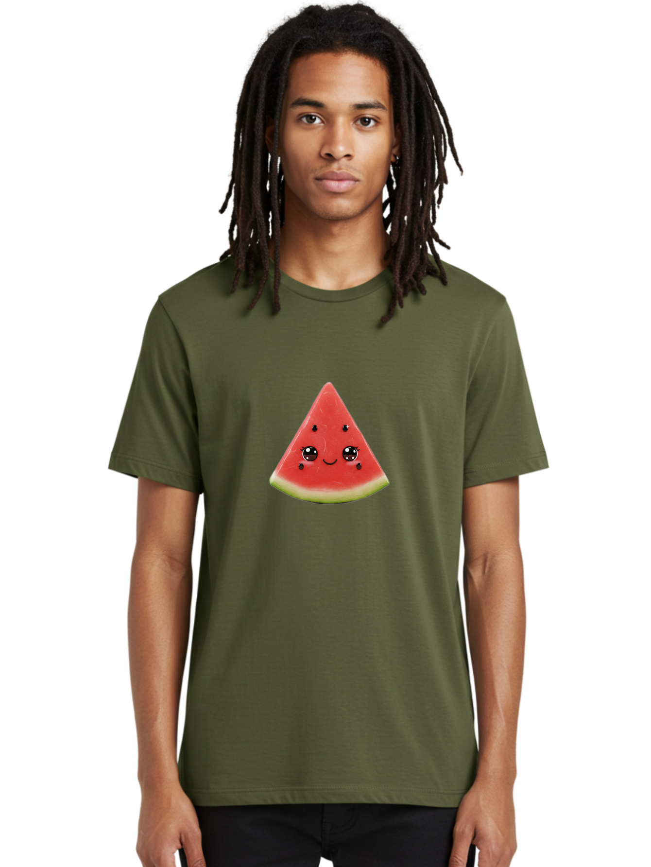 Watermelon-Slice Men'S Graphic Tee, 100% Cotton, Comfortable Casual Summer Wear, Machine Washable, Vintage Camera, Old Camera, Antique Camera, Black Camera, Classic Photography, Photography Equipment, Nostalgic Device, Film Camera, Camera Art Baf642