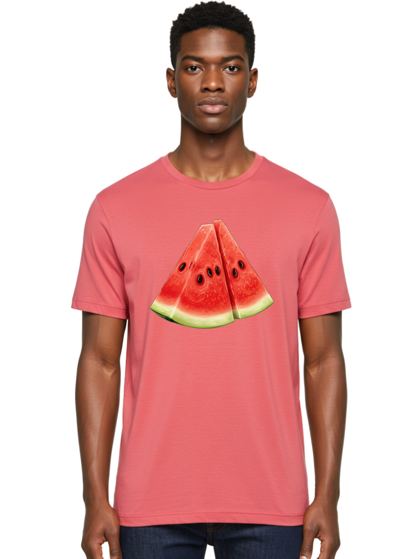 Watermelon-Slices Men'S Graphic Tee, 100% Cotton, Comfortable Casual Summer Wear, Machine Washable, Vintage Camera, Old Camera, Antique Camera, Black Camera, Classic Photography, Photography Equipment, Nostalgic Device, Film Camera, Camera Art Baf643 8