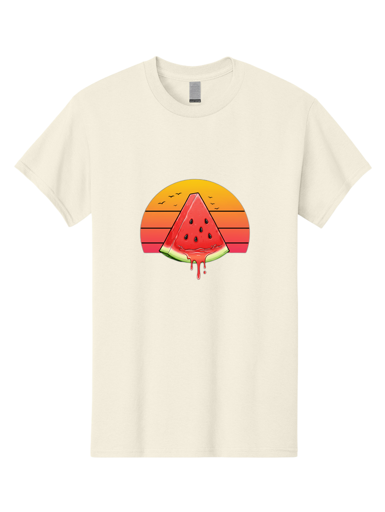Watermelon-Sunset Men'S Graphic Tee, 100% Cotton, Comfortable Casual Summer Wear, Machine Washable, Vintage Camera, Old Camera, Antique Camera, Black Camera, Classic Photography, Photography Equipment, Nostalgic Device, Film Camera, Camera Art Baf644 21