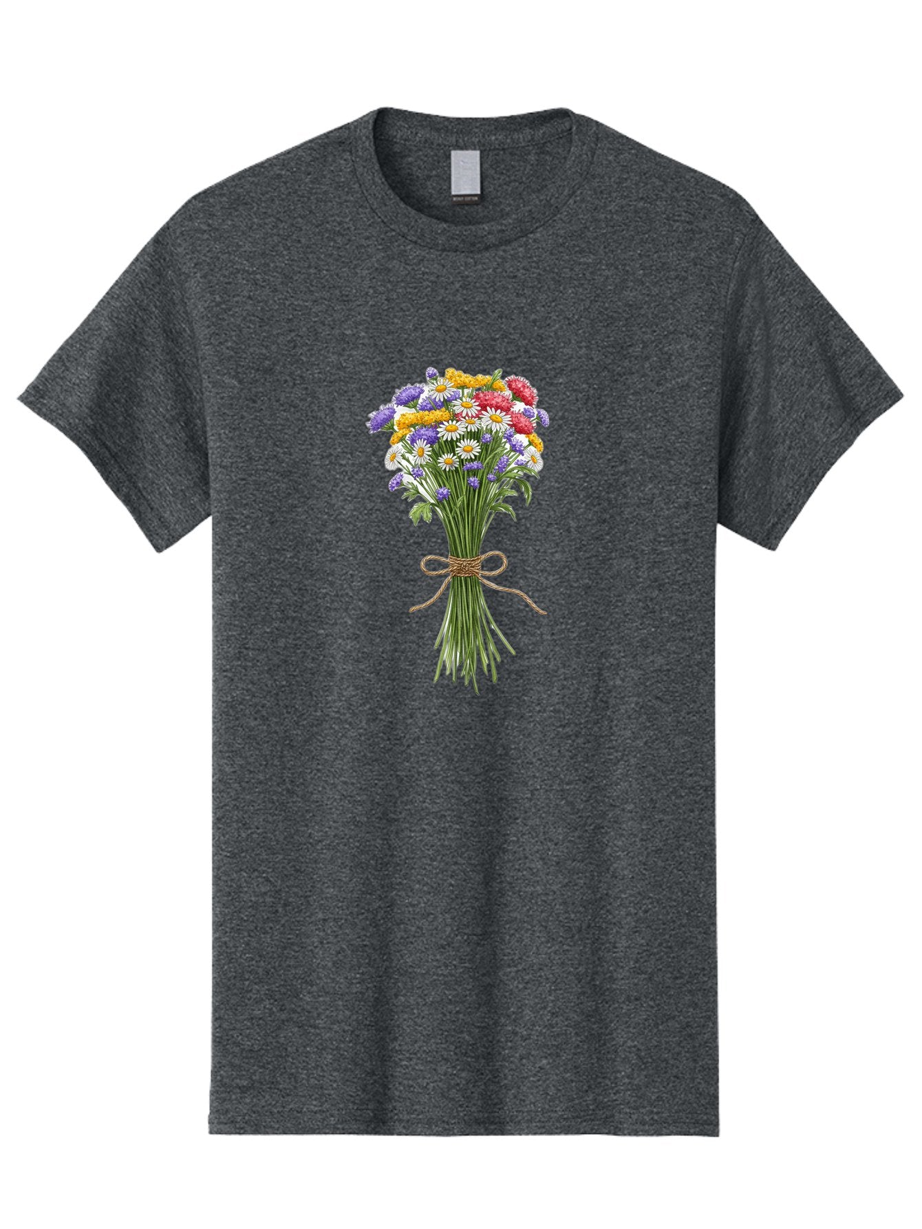 Wild-Flower-Bouquet-1 Men'S Graphic Tee, 100% Cotton, Comfortable Casual Summer Wear, Machine Washable, Vintage Camera, Old Camera, Antique Camera, Black Camera, Classic Photography, Photography Equipment, Nostalgic Device, Film Camera, Baf647 9