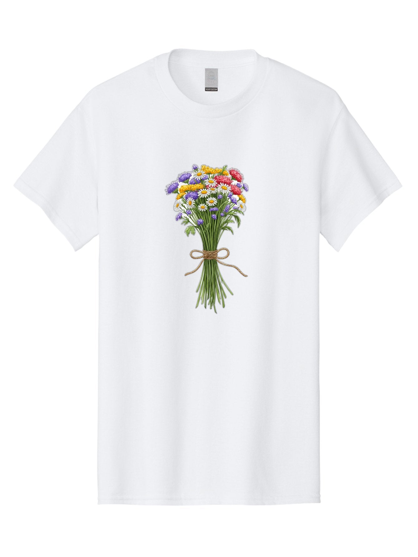 Wild-Flower-Bouquet-1 Men'S Graphic Tee, 100% Cotton, Comfortable Casual Summer Wear, Machine Washable, Vintage Camera, Old Camera, Antique Camera, Black Camera, Classic Photography, Photography Equipment, Nostalgic Device, Film Camera, Baf647 14