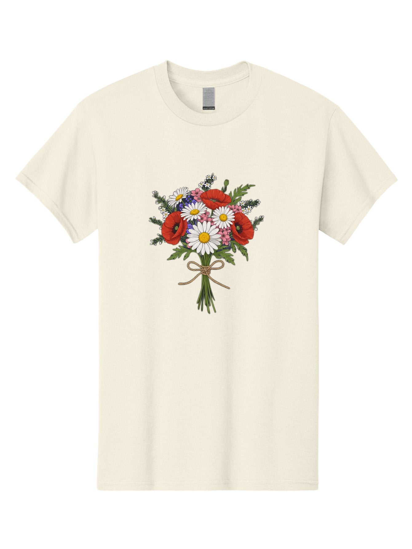 Wildflower-Bouquet-1 Men'S Graphic Tee, 100% Cotton, Comfortable Casual Summer Wear, Machine Washable, Vintage Camera, Old Camera, Antique Camera, Black Camera, Classic Photography, Photography Equipment, Nostalgic Device, Film Camera, Baf649 9