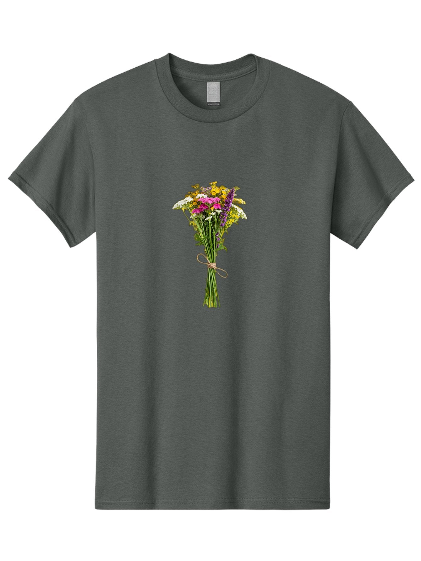 Wildflower-Bouquet-10 Men'S Graphic Tee, 100% Cotton, Comfortable Casual Summer Wear, Machine Washable, Vintage Camera, Old Camera, Antique Camera, Black Camera, Classic Photography, Photography Equipment, Nostalgic Device, Film Camera, Baf650 15