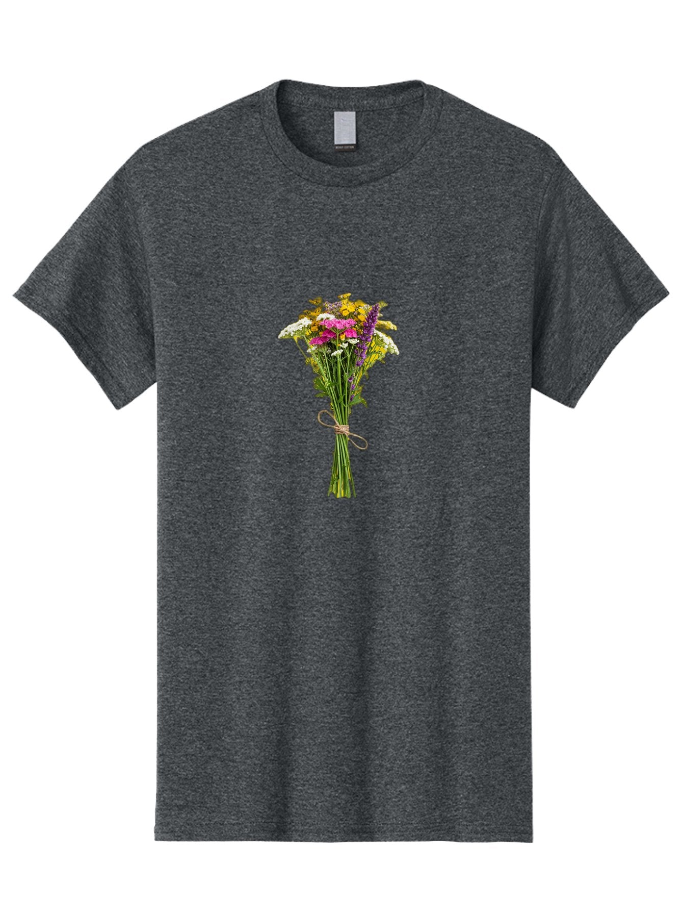Wildflower-Bouquet-10 Men'S Graphic Tee, 100% Cotton, Comfortable Casual Summer Wear, Machine Washable, Vintage Camera, Old Camera, Antique Camera, Black Camera, Classic Photography, Photography Equipment, Nostalgic Device, Film Camera, Baf650 12