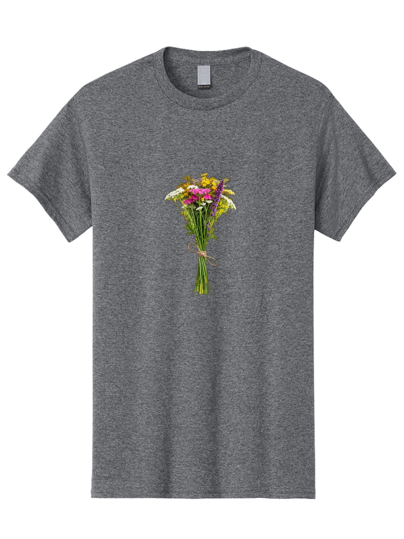 Wildflower-Bouquet-10 Men'S Graphic Tee, 100% Cotton, Comfortable Casual Summer Wear, Machine Washable, Vintage Camera, Old Camera, Antique Camera, Black Camera, Classic Photography, Photography Equipment, Nostalgic Device, Film Camera, Baf650 14
